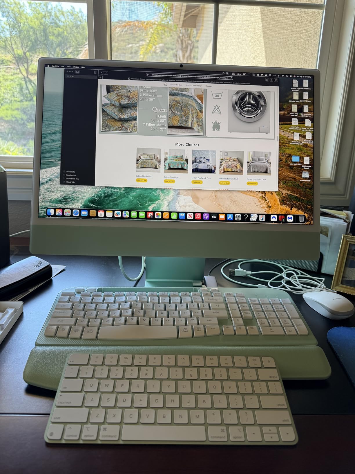 Apple 2024 iMac All-in-One Desktop Computer with M4 chip with 8-core CPU and 8-core GPU: Built for Apple Intelligence, 24-inch Retina Display, 16GB Unified Memory, 256GB SSD Storage; Pink Customer Review Apple 2024 iMac All-in-One Desktop Computer with M4 chip with 8-core CPU and 8-core GPU: Built for Apple Intelligence, 24-inch Retina Display, 16GB Unified Memory, 256GB SSD Storage; Pink - Customer Photo 1