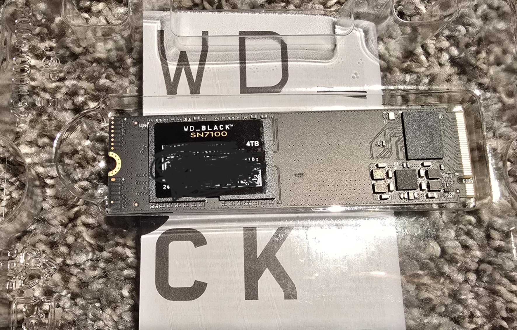 WD_Black SN7100 2TB NVMe SSD - Gen4 PCIe, M.2 2280, Up to 7,250 MB/s Read Speed, Up to 6,900 MB/s Write Speed, Next Gen TLC 3D NAND, for Laptops, Handheld Gaming Devices - WDS200T4X0E customer photo 1