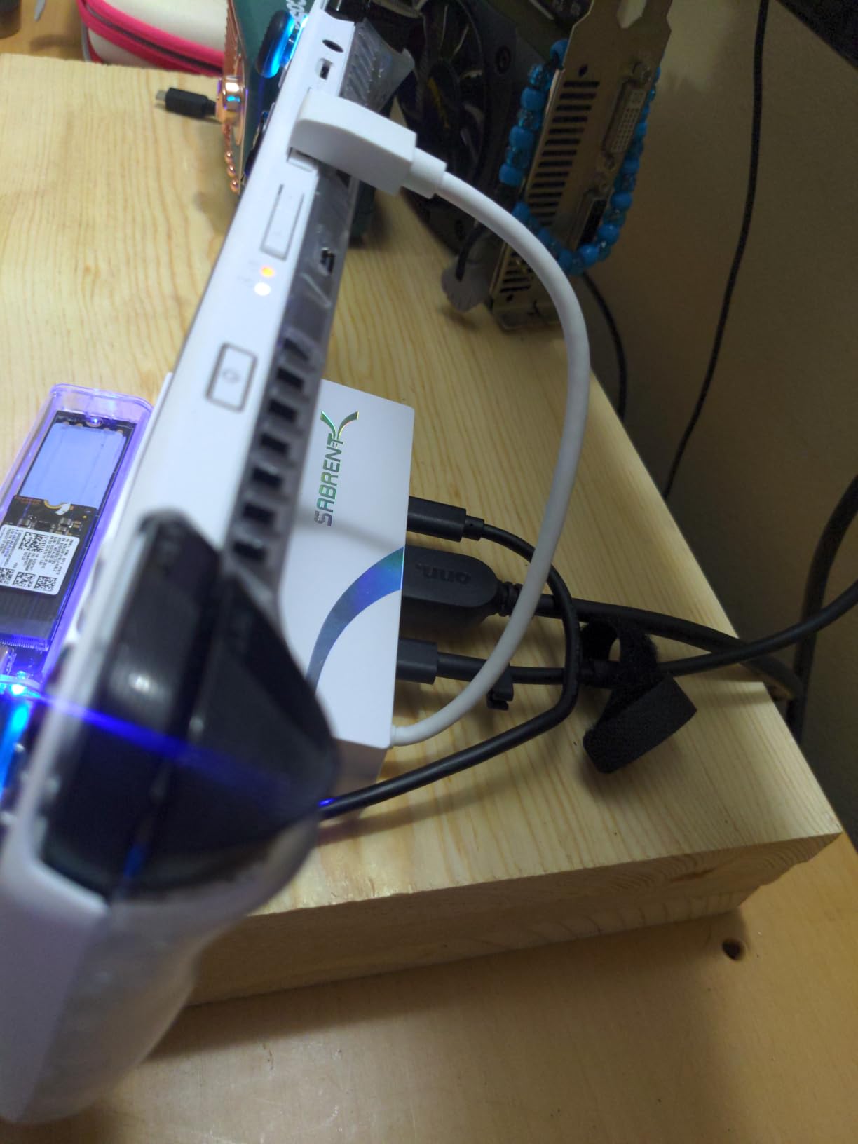 SABRENT Docking Station for Asus ROG Ally, 6-Port USB Type-C, 4K@60Hz HDMI, 5Gbps USB Ports, Power Delivery, Compact Design for Gaming (DS-RA6P) - Customer Photo 3