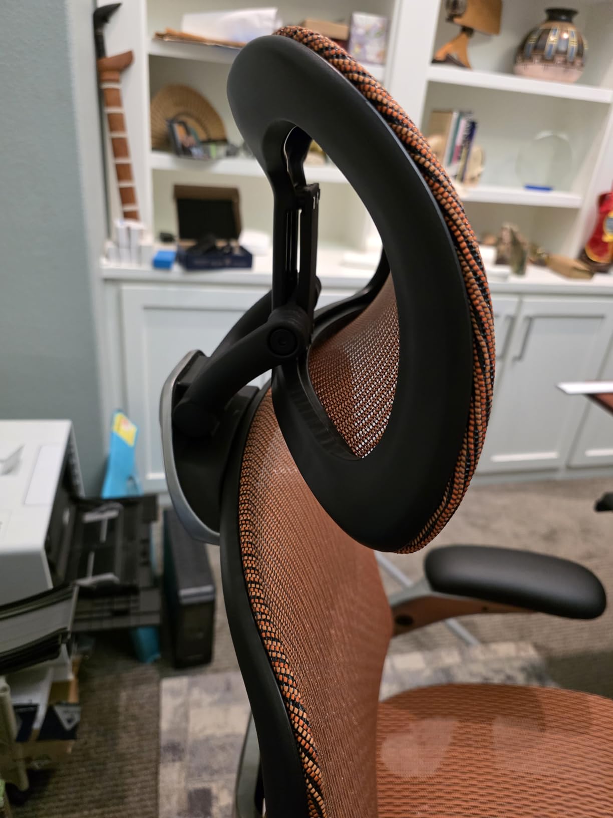 ELABEST X100 Ergonomic Office Chair with Footrest, Big and Tall Home Desk Chair with 5D Flip-Up Arms, Adjustable 3D Lumbar Support,High Back Rolling Computer Chair, Swivel Mesh Chairs (Midnight Mist) - Customer Photo 1
