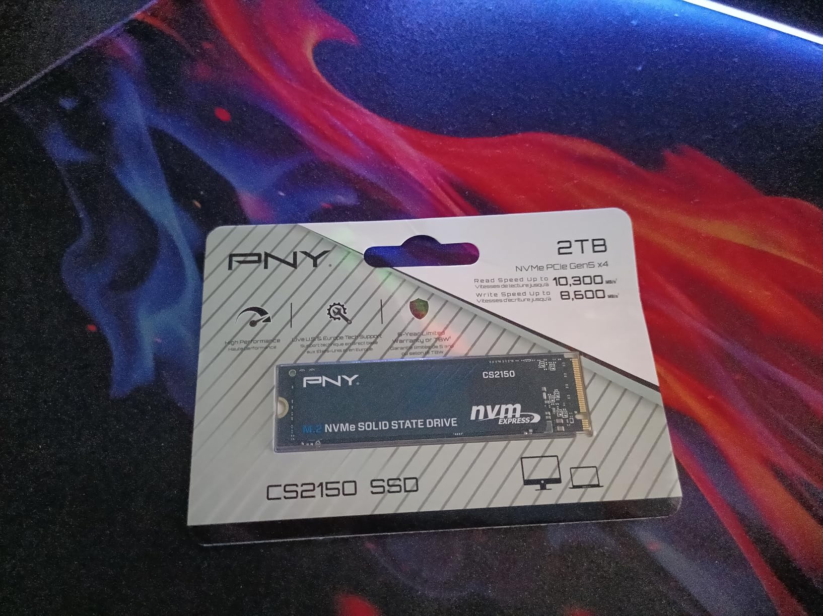PNY CS2150 1TB Gen5 PCIe NVMe M.2 2280 3D NAND SSD – Up to 10,200/8,300 MBs - PC/Laptop Upgrade, Gaming, Photography, Video Editing, Direct Storage Enabled-Internal Solid-State Drive M280CS2150-1TB-TB Customer Review PNY CS2150 1TB Gen5 PCIe NVMe M.2 2280 3D NAND SSD – Up to 10,200/8,300 MBs - PC/Laptop Upgrade, Gaming, Photography, Video Editing, Direct Storage Enabled-Internal Solid-State Drive M280CS2150-1TB-TB - Customer Photo 2