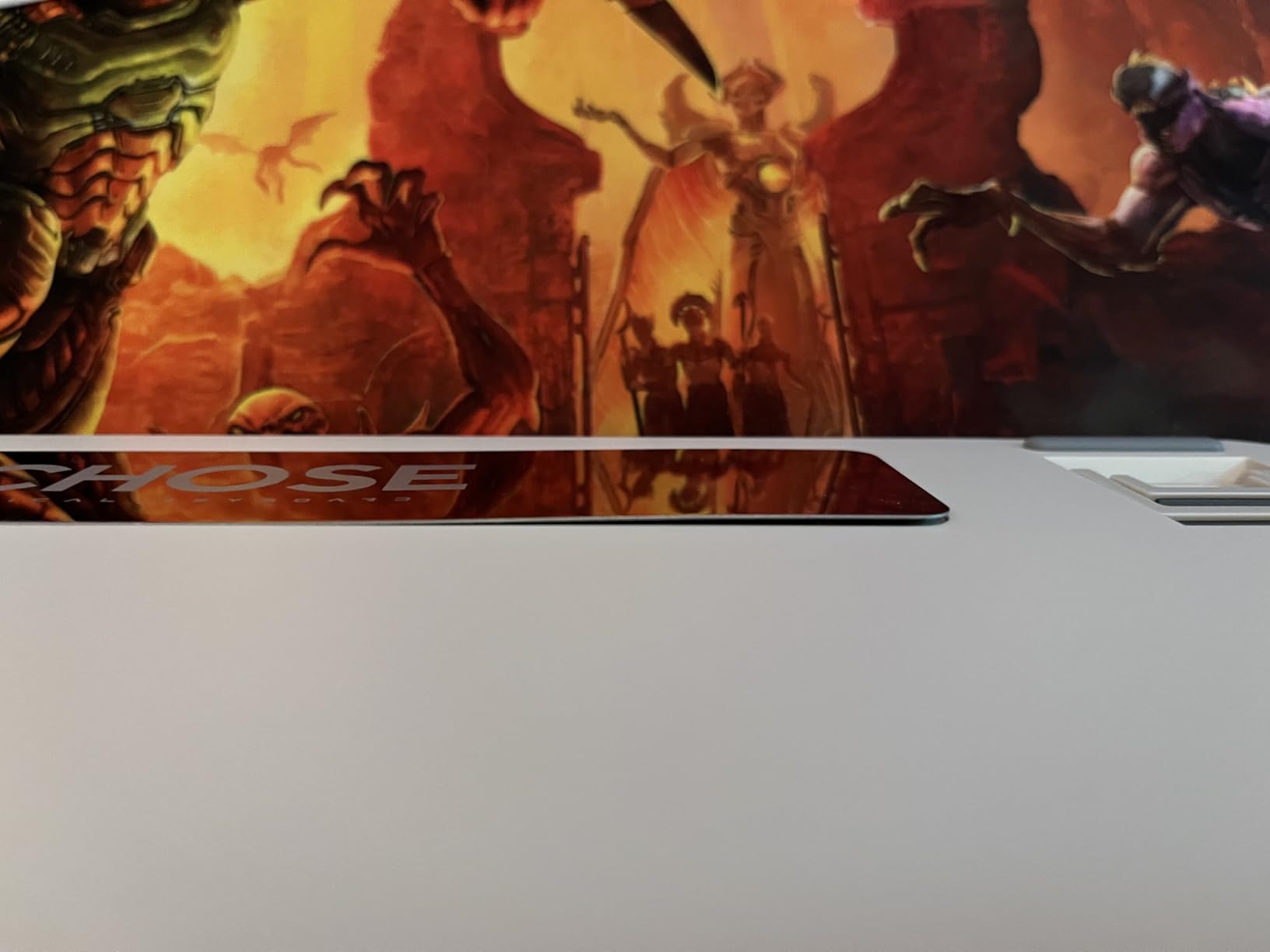 MCHOSE X75 V2 Wireless Mechanical Keyboard Volume Knob, Tri-Mode BT5.0/2.4GHz/USB-C Hot Swappable Custom Keyboards, Linear Switch Creamy Keyboards, RGB Gaming Keyboard for PC/Tablet/PS/Xbox, Blue Customer Review MCHOSE X75 V2 Wireless Mechanical Keyboard Volume Knob, Tri-Mode BT5.0/2.4GHz/USB-C Hot Swappable Custom Keyboards, Linear Switch Creamy Keyboards, RGB Gaming Keyboard for PC/Tablet/PS/Xbox, Blue - Customer Photo 4