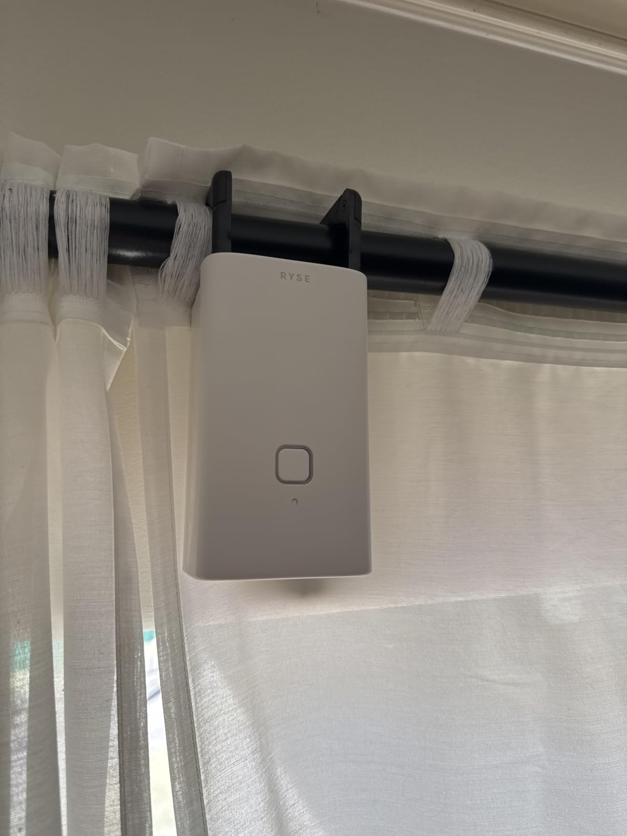 Ryse SmartCurtain | Motorized Curtain | Turn Current Curtains into Electric, Automated Drapes | Easy Install | Works with Existing Single or Double Curtain | Phone App Enabled | Charger Not Included - Customer Photo 1