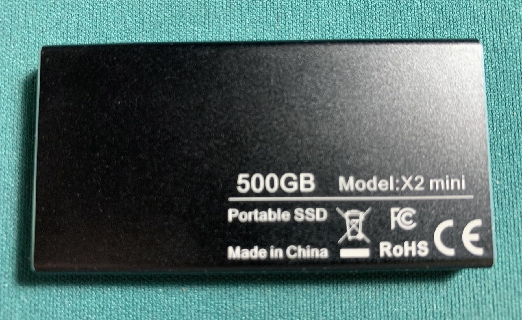 Vansuny 2TB Portable External SSD, USB 3.1 Gen2 Up to 500MB/s Solid State Drive, Metal USB C Mini Portable External Hard Drive for PC, Laptop, Phones and More - Customer Photo 2