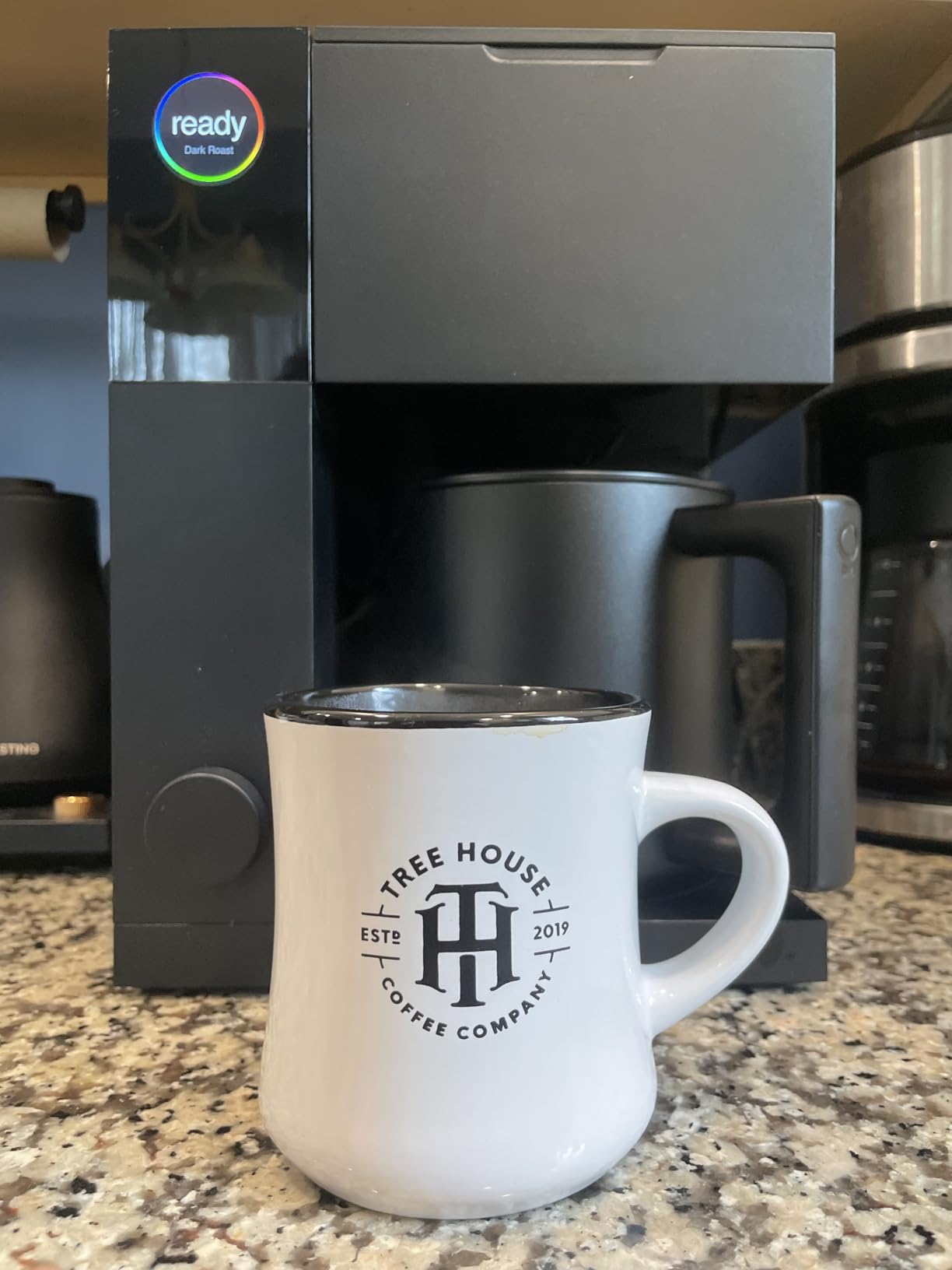 Fellow Aiden Precision Drip Coffee Maker, Thermal Carafe, Perfect Temperature Control, Bloom Cycle, Single Serve to 10 Cup Capacity, Matte White - Customer Photo 2