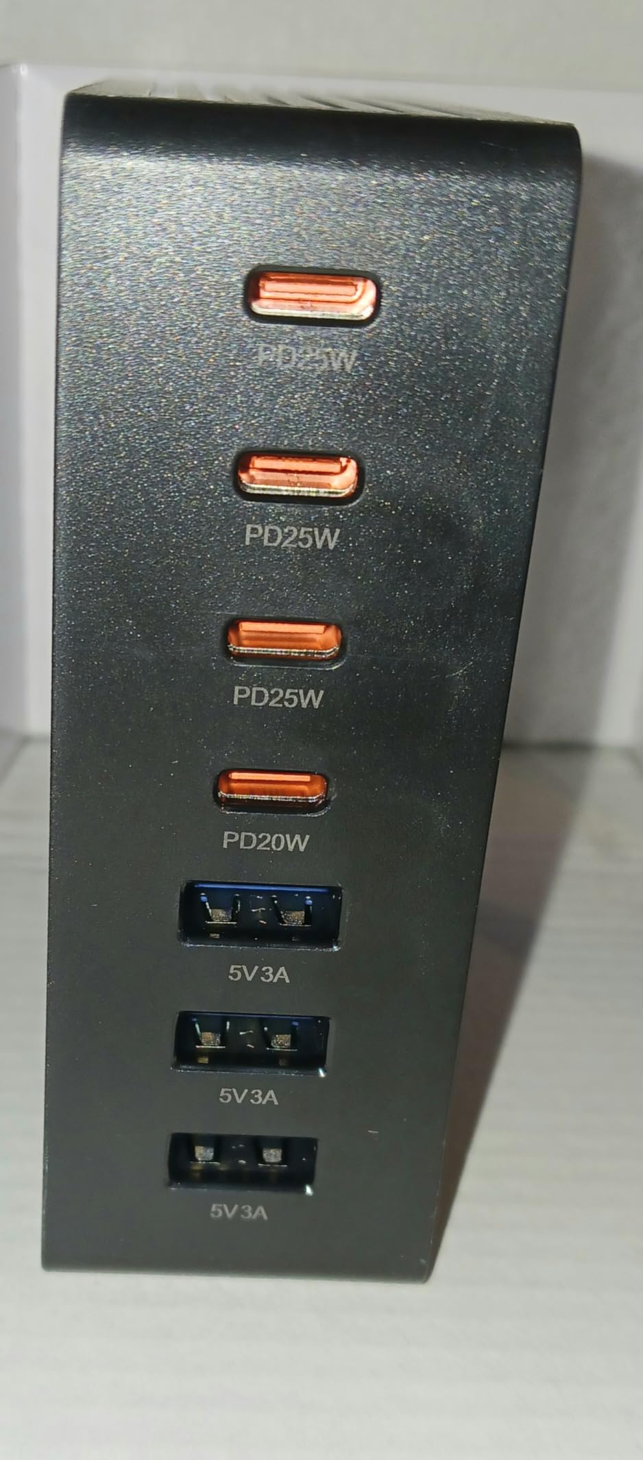 140W USB C Charging Station, GaN III 7 Port Fast Charger Station, PD 3.0 USB Charging Station for Multiple Devices, USB Charging Hub, Multiple USB C Charger Station for iPad iPhone Samsung Android Customer Review 140W USB C Charging Station, GaN III 7 Port Fast Charger Station, PD 3.0 USB Charging Station for Multiple Devices, USB Charging Hub, Multiple USB C Charger Station for iPad iPhone Samsung Android - Customer Photo 2