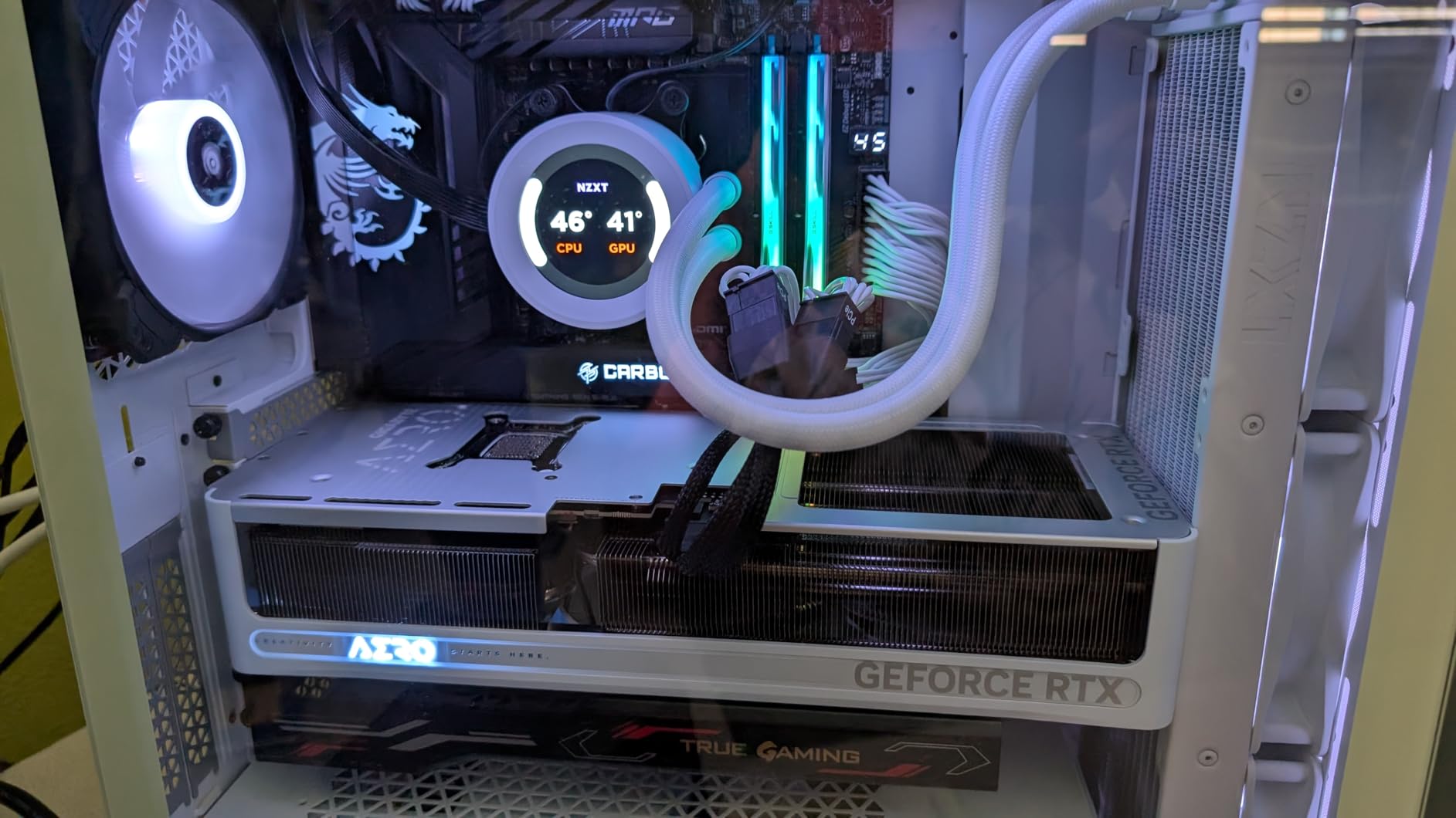 GIGABYTE GeForce RTX 5070 Ti Eagle OC ICE SFF 16G Graphics Card, 16GB 256-bit GDDR7, PCIe 5.0, WINDFORCE Cooling System, GV-N507TEAGLEOC ICE-16GD Video Card Customer Review GIGABYTE GeForce RTX 5070 Ti Eagle OC ICE SFF 16G Graphics Card, 16GB 256-bit GDDR7, PCIe 5.0, WINDFORCE Cooling System, GV-N507TEAGLEOC ICE-16GD Video Card - Customer Photo 1