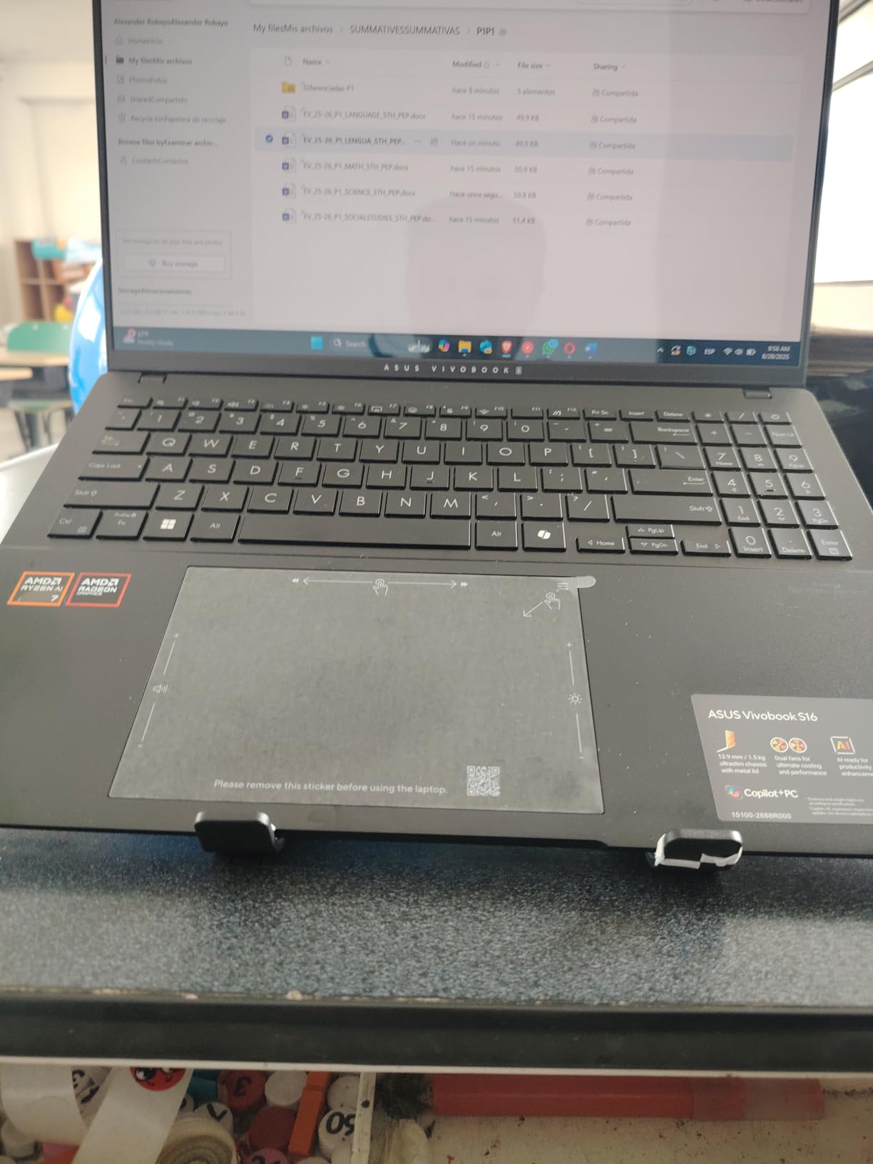 ASUS Vivobook S16 Laptop, Copilot+ PC, AMD Ryzen AI 7 350 with XDNA NPU, 24GB Memory, 1TB SSD, Neutral Black, M5606KA-PS77 Customer Review ASUS Vivobook S16 Laptop, Copilot+ PC, AMD Ryzen AI 7 350 with XDNA NPU, 24GB Memory, 1TB SSD, Neutral Black, M5606KA-PS77 - Customer Photo 1