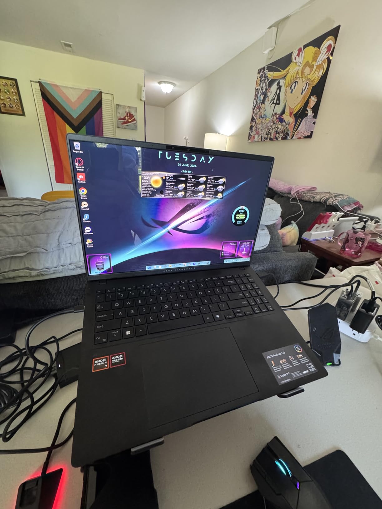 ASUS Vivobook S16 Laptop, Copilot+ PC, AMD Ryzen AI 7 350 with XDNA NPU, 24GB Memory, 1TB SSD, Neutral Black, M5606KA-PS77 Customer Review ASUS Vivobook S16 Laptop, Copilot+ PC, AMD Ryzen AI 7 350 with XDNA NPU, 24GB Memory, 1TB SSD, Neutral Black, M5606KA-PS77 - Customer Photo 2