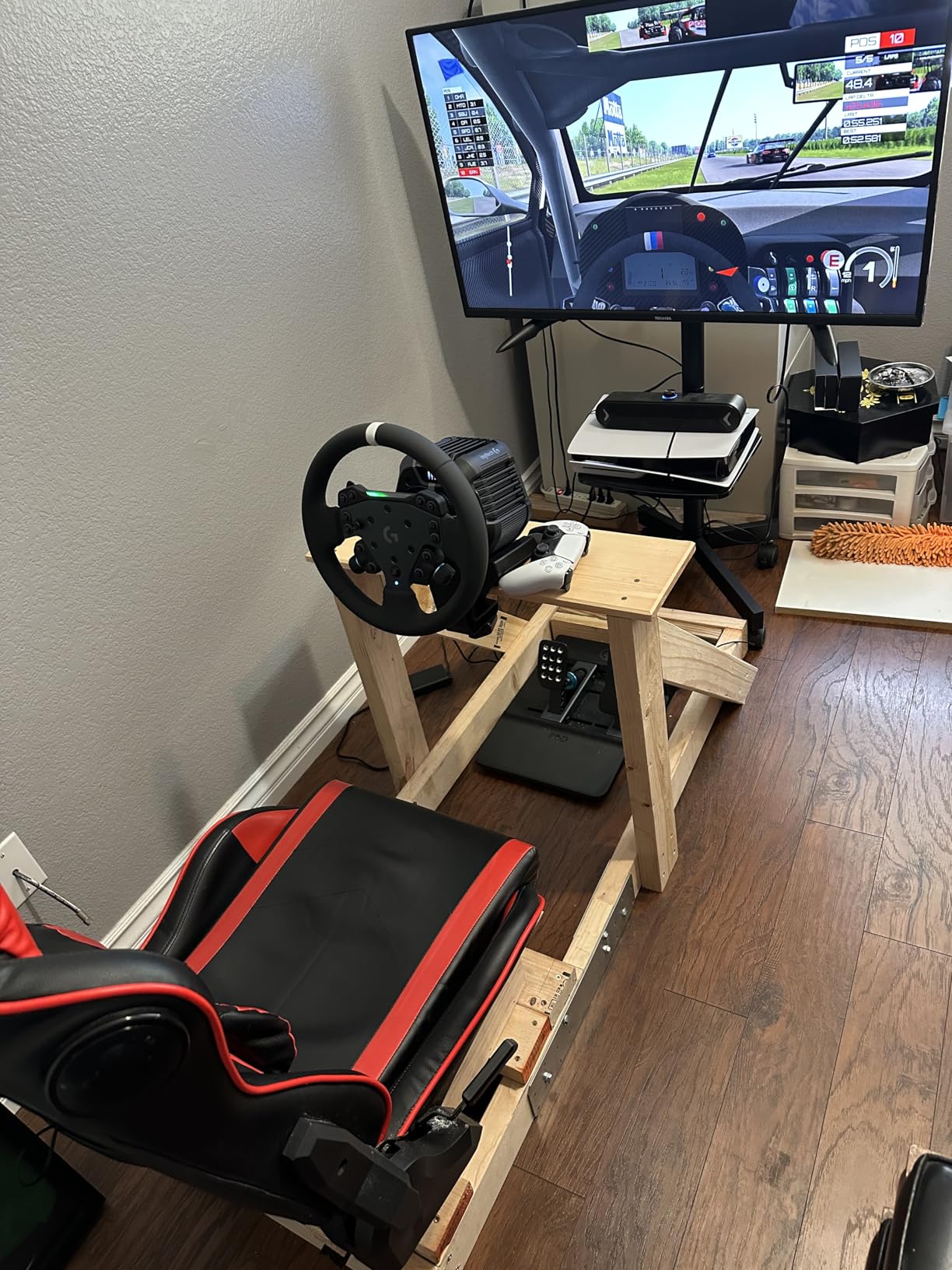 Logitech G RS50 System, 3-Piece Sim Racing Steering Wheel Setup - RS50 Wheel base with 8 Nm Direct Drive, RS Wheel Hub with 13 Buttons and RS Round Wheel 11–inch - For PS5/PS4/PC Customer Review Logitech G RS50 System, 3-Piece Sim Racing Steering Wheel Setup - RS50 Wheel base with 8 Nm Direct Drive, RS Wheel Hub with 13 Buttons and RS Round Wheel 11–inch - For PS5/PS4/PC - Customer Photo 2