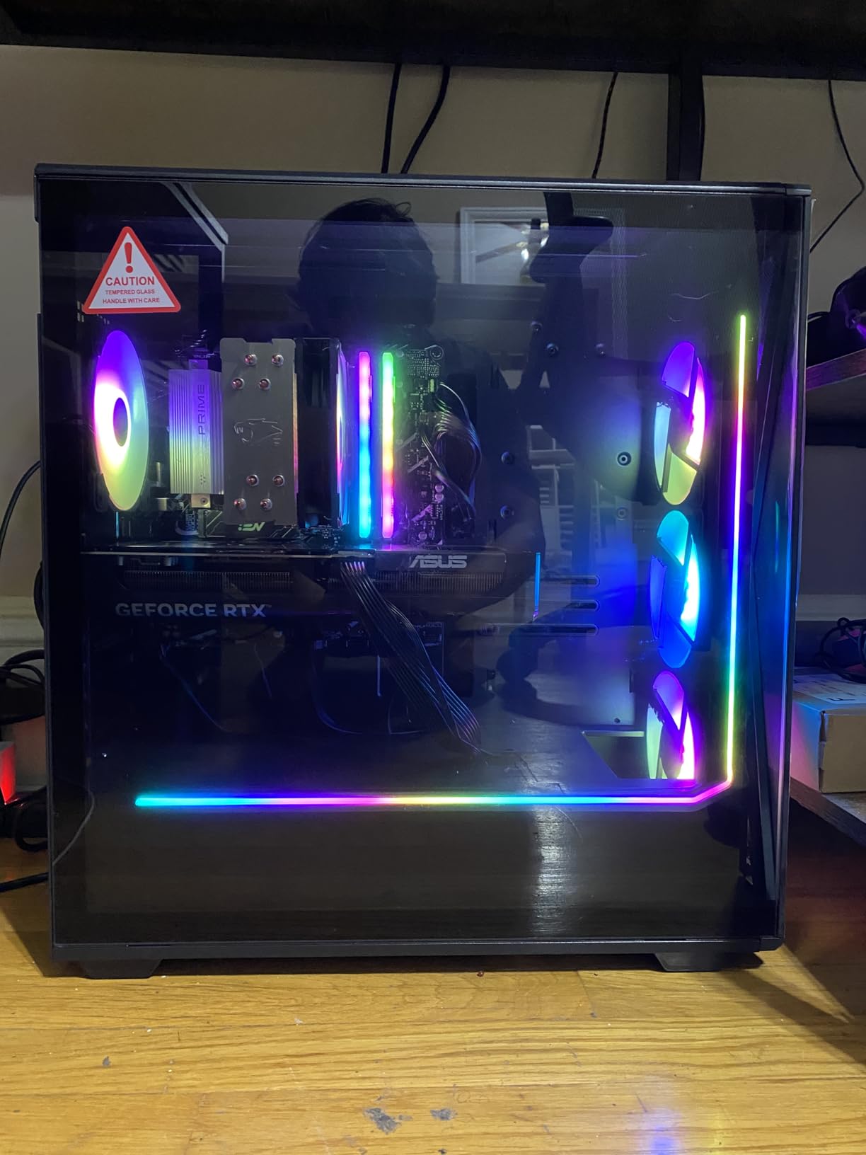 iBUYPOWER Slate MESH Gaming PC Desktop Computer Intel Core i7 14700F CPU, NVIDIA GeForce RTX 5070 12GB GPU, 32GB DDR5 RGB 5200MHz RAM, 1TB NVMe SSD, Windows 11 Home, Keyboard and Mouse - SMI7N5701 Customer Review iBUYPOWER Slate MESH Gaming PC Desktop Computer Intel Core i7 14700F CPU, NVIDIA GeForce RTX 5070 12GB GPU, 32GB DDR5 RGB 5200MHz RAM, 1TB NVMe SSD, Windows 11 Home, Keyboard and Mouse - SMI7N5701 - Customer Photo 2