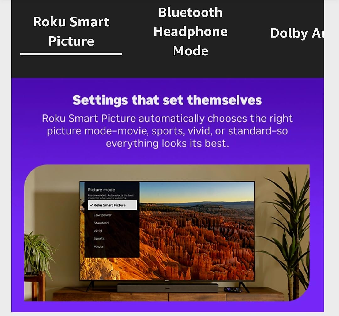 Roku Smart TV 2025 – 50-Inch Select Series, 4K HDR TV – RokuTV with Enhanced Voice Remote – Flat Screen LED Television with Wi-Fi for Streaming Live Local News, Sports, Family Entertainment Customer Review Roku Smart TV 2025 – 50-Inch Select Series, 4K HDR TV – RokuTV with Enhanced Voice Remote – Flat Screen LED Television with Wi-Fi for Streaming Live Local News, Sports, Family Entertainment - Customer Photo 1
