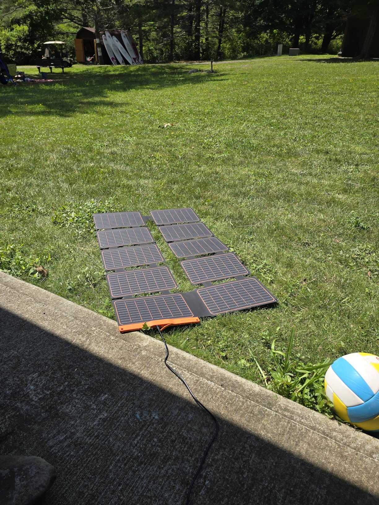 FlexSolar 100W Portable Solar Panels Chargers with PD3.0 USB-C,QC3.0 USB-A and DC Outputs Foldable IP67 Waterproof Power Emergency Camping for Small Power Station Generator,Phones, Power Banks - Customer Photo 4