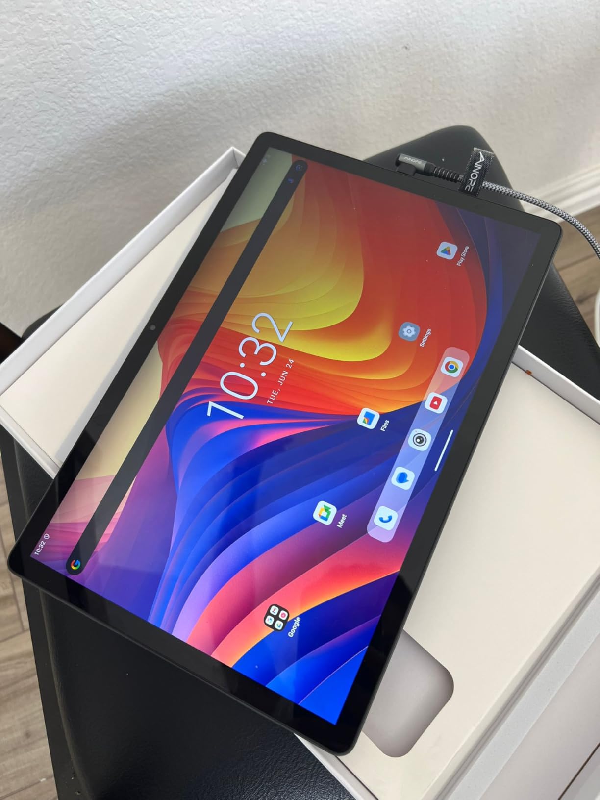 DOOGEE Tab E3 Pro 13 inch Android Tablet,11000mAh Large Battery,Helio G100 Octa Core Android 15 Tablet,32GB+256GB with Gemini AI,90Hz Display Gaming Tablets,13MP+8MP,7.9mm Ultra-Thin Body,Face Unlock - Customer Photo 1