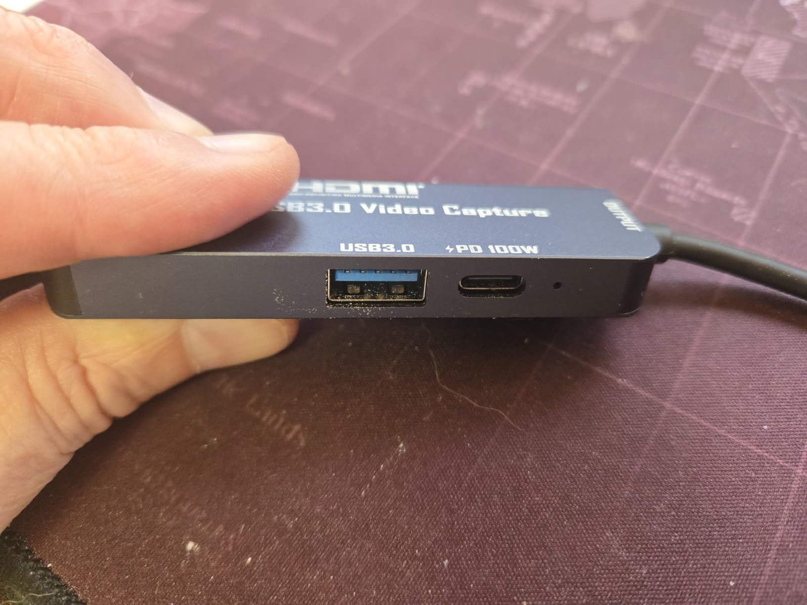 USB3.0 Video Capture Card with PD 100W and USB3.0 Expander Port, avedio links HDMI to USB-A/C Capture Card 1080P 60FPS for Streaming, Game Recording, Compatible with Nintendo Switch, Quest 3, PS5, PS4 Customer Review USB3.0 Video Capture Card with PD 100W and USB3.0 Expander Port, avedio links HDMI to USB-A/C Capture Card 1080P 60FPS for Streaming, Game Recording, Compatible with Nintendo Switch, Quest 3, PS5, PS4 - Customer Photo 2