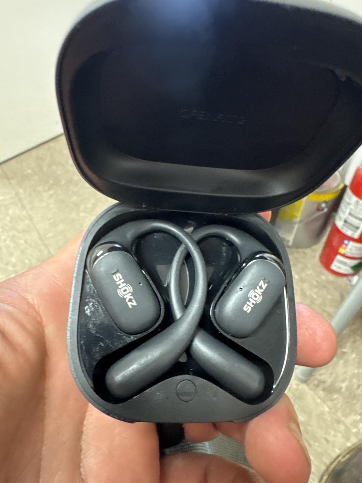 Shokz OpenFit 2+ Open-Ear Headphones, Dolby Audio Enabled, Comfortable Earbuds with Soft Ear Hooks, 48H Playtime, IP55 Water-Resistant, USB-C Fast Charging, Wireless Charging, Carrying Bag, Black customer photo 1