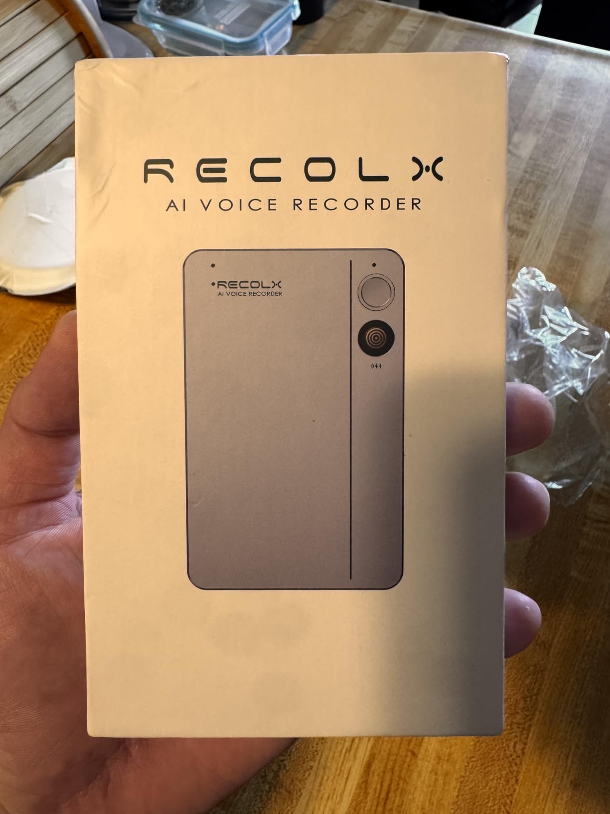 RECOLX AI Voice Recorder with Transcription – 64GB Digital Recorder for Lectures and Meetings - Customer Photo 2