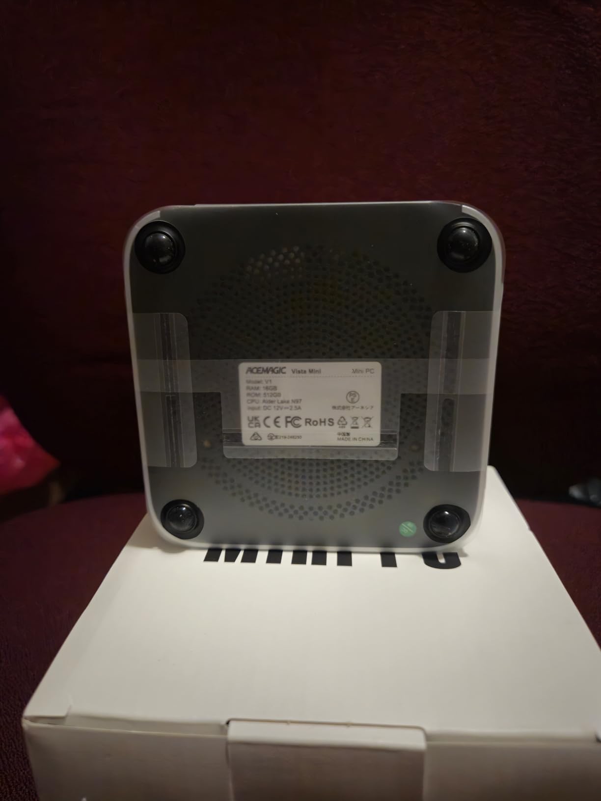 ACEMAGIC V1 Mini PC Computers, Intel Twin Lake N150(Turbo 3.6GHz), 16GB DDR4 RAM 1TB M.2 SSD Mini Desktop Computer, 4K HDMI DP/2xUSB3.2 WiFi6/BT5.2, VESA GbE, HTPC/Business Office Micro Pc - Customer Photo 4