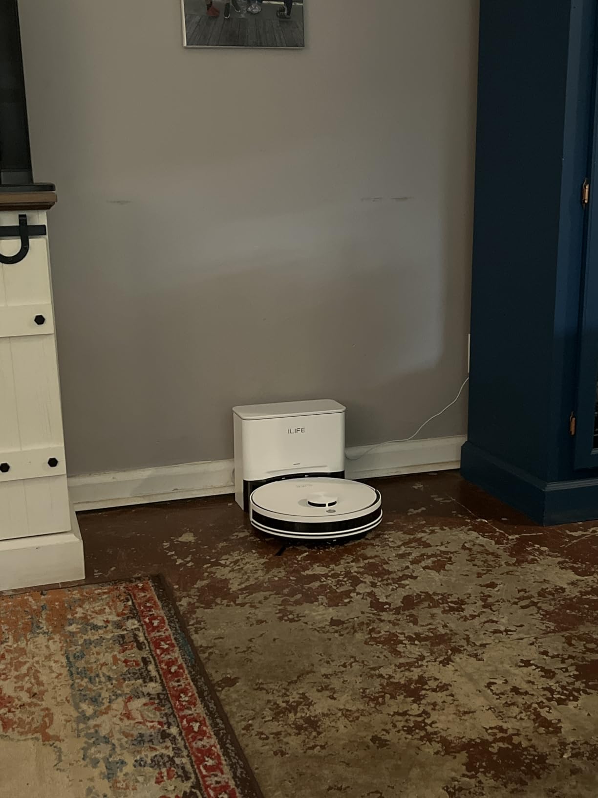 ILIFE A30 Pro Robot Vacuum and Mop, Self Emptying Station for 60 Days, 5000Pa Suction, LiDAR Navigation, No-Go Zones, 2.4G WiFi/App/Alexa/Remote Control, Clean Hard Floors to Medium-Pile Carpet, 110V customer photo 1