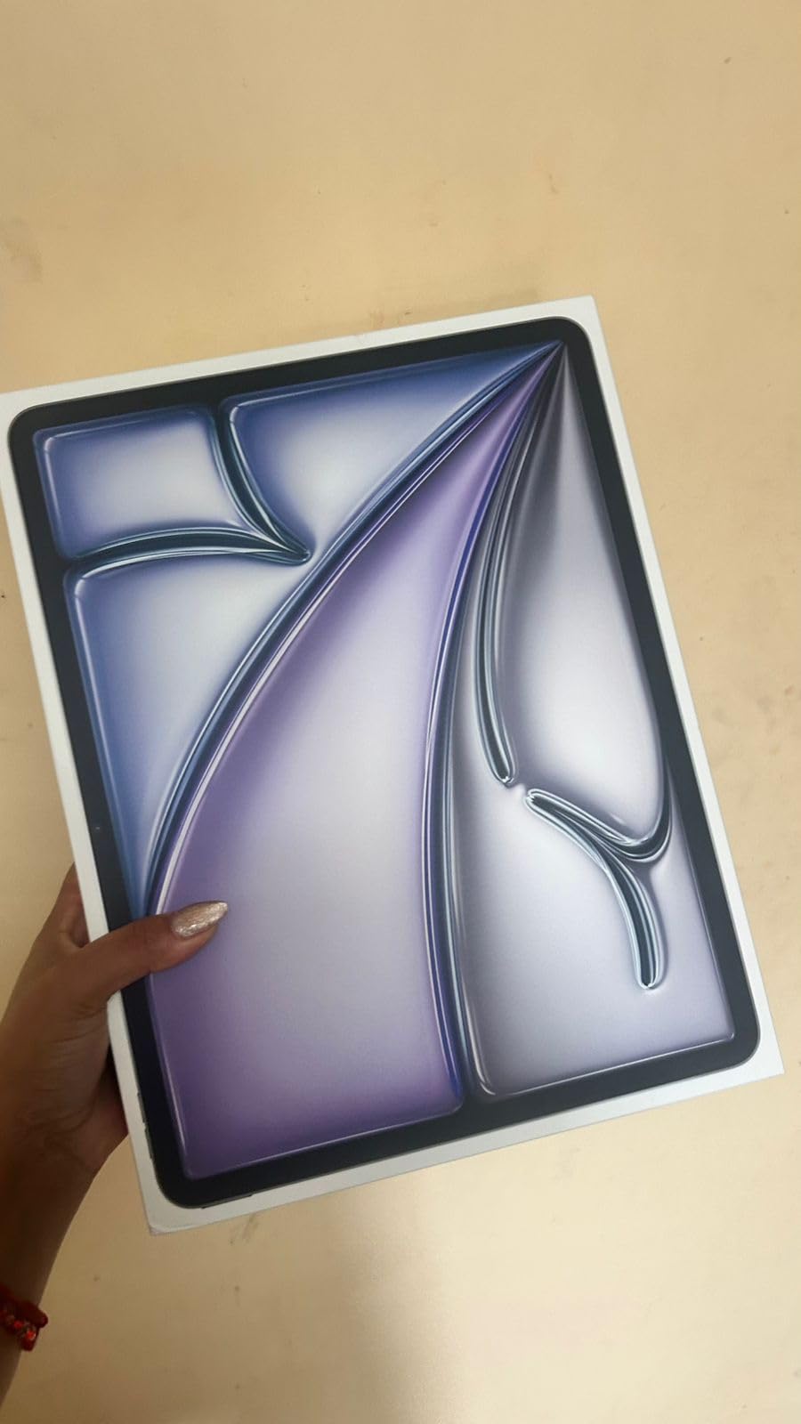 iPad Air 13-inch with M3 chip Built for Apple Intelligence, Liquid Retina Display, 128GB, 12MP Front/Back Camera, Wi-Fi 6E, Touch ID, All-Day Battery Life — Blue - Customer Photo 1