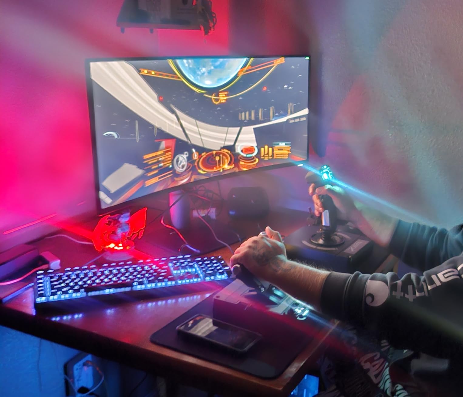 Alienware 34 Curved Gaming Monitor – AW3425DWM - 34-inch WQHD 180Hz 1ms Display, 1500R, AMD FreeSync Premium, VESA AdaptiveSync. - Customer Photo 1