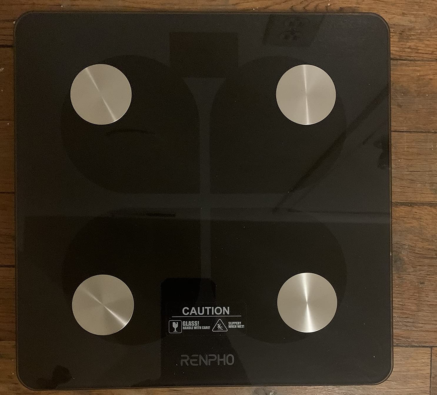 RENPHO Scale for Body Weight and Fat Percentage, Smart Scale with 8 Electrodes Larger Platform, Body Analyzer for BMI, Body Fat, Muscle Mass, High Precision, 400lbs - Customer Photo 4