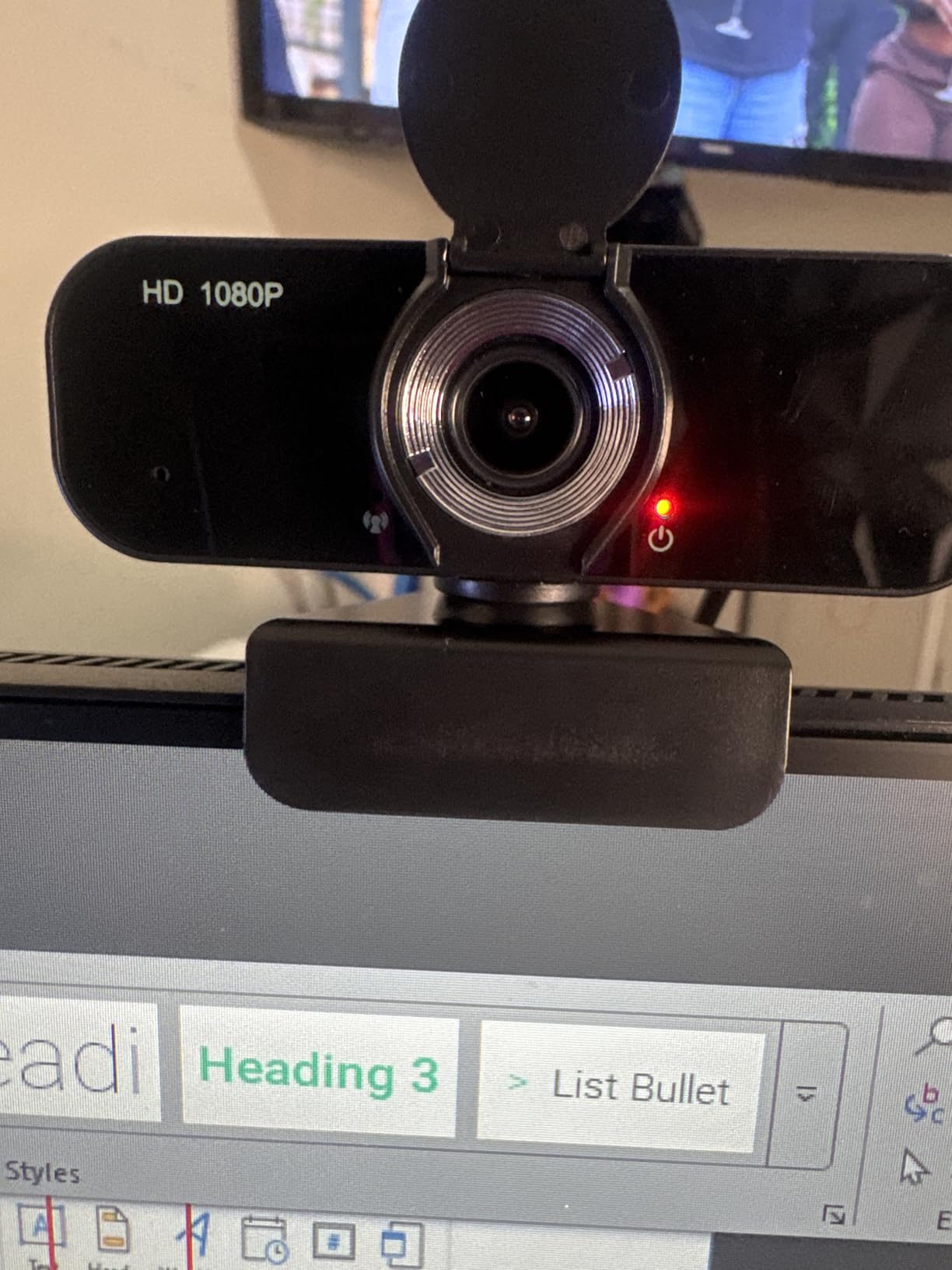 1080P Webcam for Computer/Laptop/Desktop/PC, External Camera with Microphone, USB Plug&Play, Auto Low Light Correction, Privacy Cover, Tripod, Wide Angle for Meeting/Online Video/Zoom Customer Review 1080P Webcam for Computer/Laptop/Desktop/PC, External Camera with Microphone, USB Plug&Play, Auto Low Light Correction, Privacy Cover, Tripod, Wide Angle for Meeting/Online Video/Zoom - Customer Photo 1