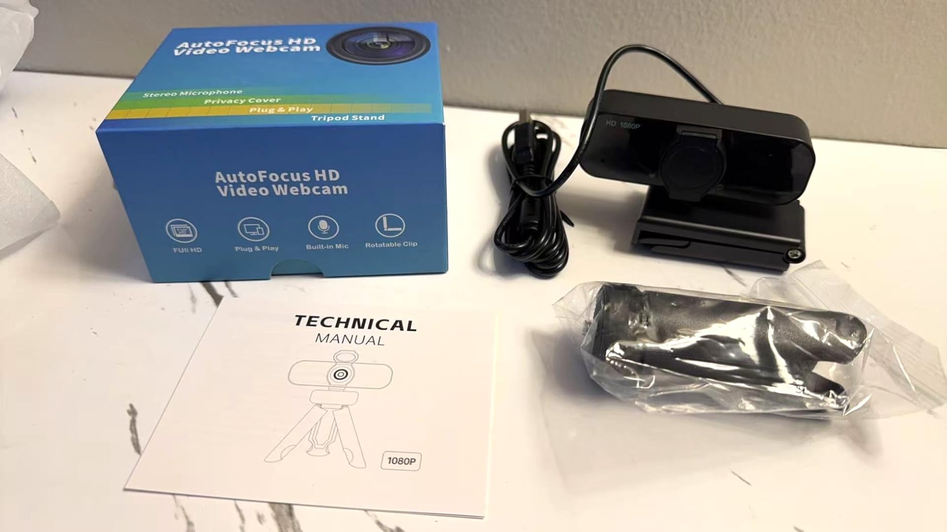 1080P Webcam for Computer/Laptop/Desktop/PC, External Camera with Microphone, USB Plug&Play, Auto Low Light Correction, Privacy Cover, Tripod, Wide Angle for Meeting/Online Video/Zoom Customer Review 1080P Webcam for Computer/Laptop/Desktop/PC, External Camera with Microphone, USB Plug&Play, Auto Low Light Correction, Privacy Cover, Tripod, Wide Angle for Meeting/Online Video/Zoom - Customer Photo 3