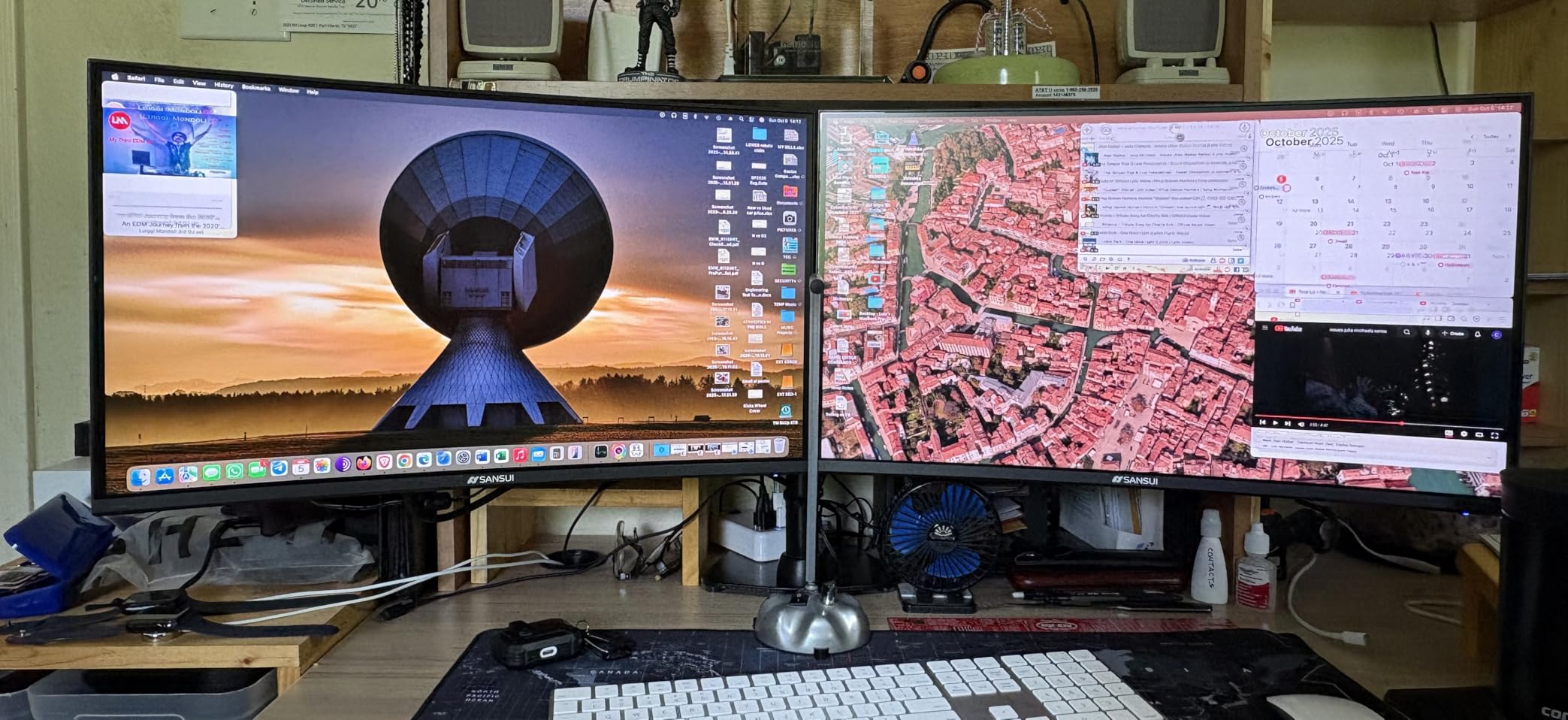 SANSUI 34 Inch 240Hz Ultrawide Curved Gaming Monitor UWQHD 3440×1440, 21:9 2K Curved Monitor 1500R,HDR400,Fast VA, PIP/PBP,AI Crosshair,AIPQ(Visual Enhance),MPRT 1ms,HDMI2.1*2,DP1.4*2(DP Cable Incl.) - Customer Photo 1