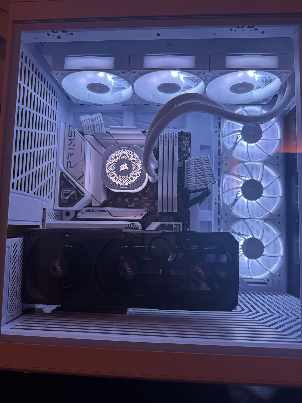 Velztorm Black Praetix 3D Custom Built Y60 Gaming Desktop PC (GeForce RTX 5090 32GB (Beats 4090) Liquid Cooled AMD Ryzen 7 9800X3D, 64GB DDR5, 2TB PCIe SSD + 6TB HDD, 1000W PSU, WiFi 7, Win 11 Pro) Customer Review Velztorm Black Praetix 3D Custom Built Y60 Gaming Desktop PC (GeForce RTX 5090 32GB (Beats 4090) Liquid Cooled AMD Ryzen 7 9800X3D, 64GB DDR5, 2TB PCIe SSD + 6TB HDD, 1000W PSU, WiFi 7, Win 11 Pro) - Customer Photo 3