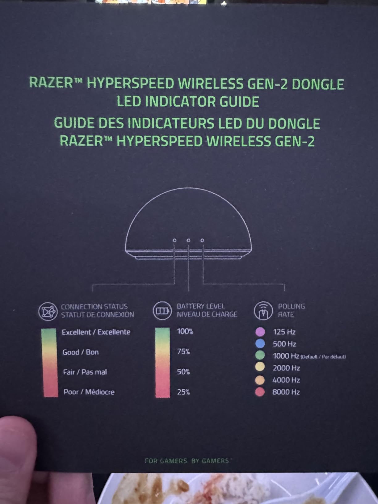 Razer DeathAdder V4 Pro Wireless Gaming Mouse: 56g Lightweight - HyperSpeed Wireless Gen-2 - Optical Scroll Wheel - Optical Switches Gen-4 - Focus Pro 45K Sensor Gen-2 - Up to 150 Hr Battery Customer Review Razer DeathAdder V4 Pro Wireless Gaming Mouse: 56g Lightweight - HyperSpeed Wireless Gen-2 - Optical Scroll Wheel - Optical Switches Gen-4 - Focus Pro 45K Sensor Gen-2 - Up to 150 Hr Battery - Customer Photo 1