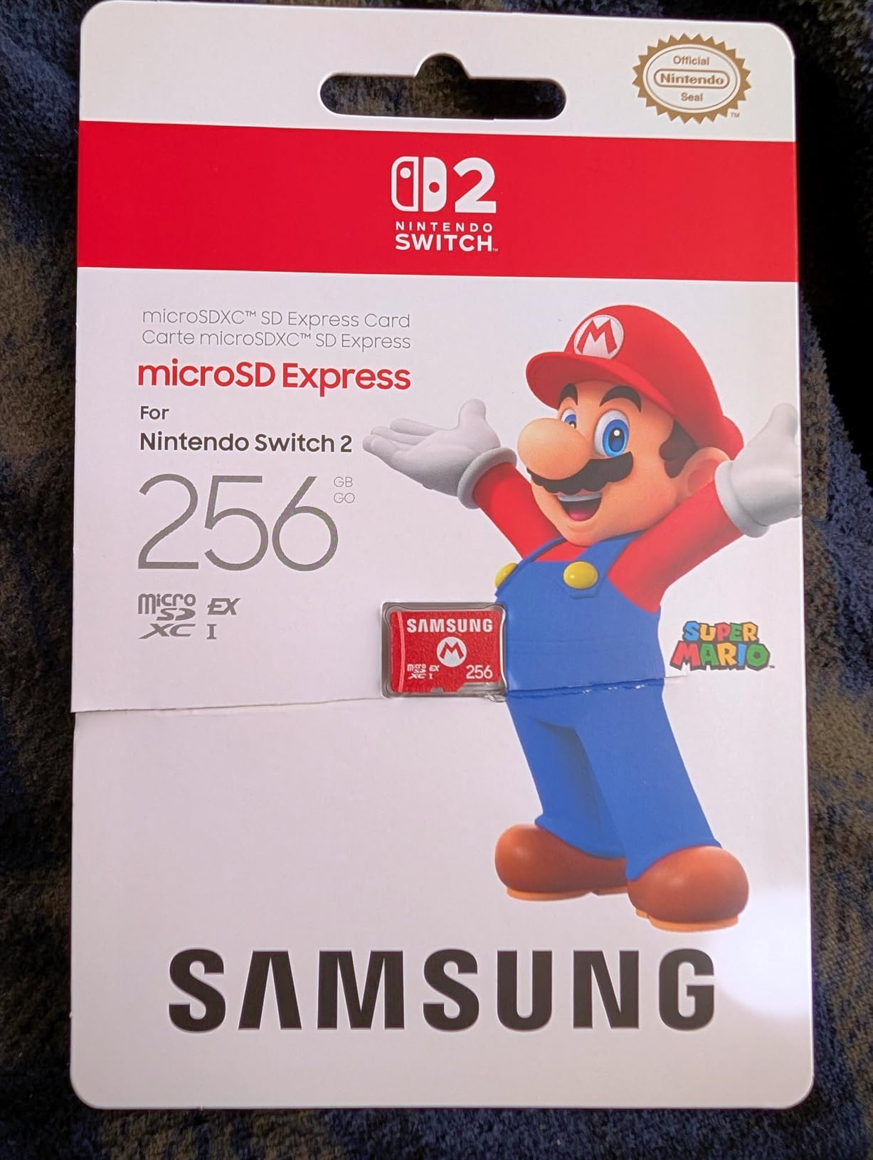 Samsung microSD Express Card – 256GB for Nintendo Switch™ 2 Customer Review Samsung microSD Express Card – 256GB for Nintendo Switch™ 2 - Customer Photo 1
