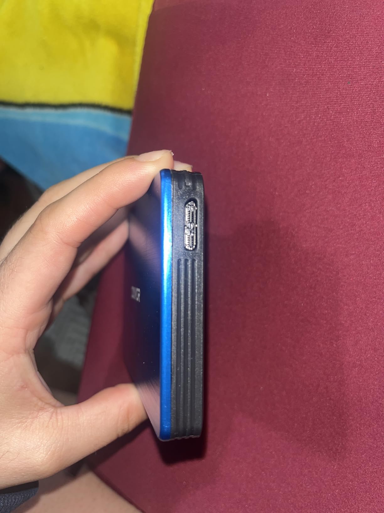 1TB External Hard Drive USB 3.0 Portable Hard Drive 2.5inch External HDD High-Speed Data Transfer Storage and Backup External Hard Drives for Laptop, Gaming Console, PC, MAC, Desktop - Blue - Customer Photo 1
