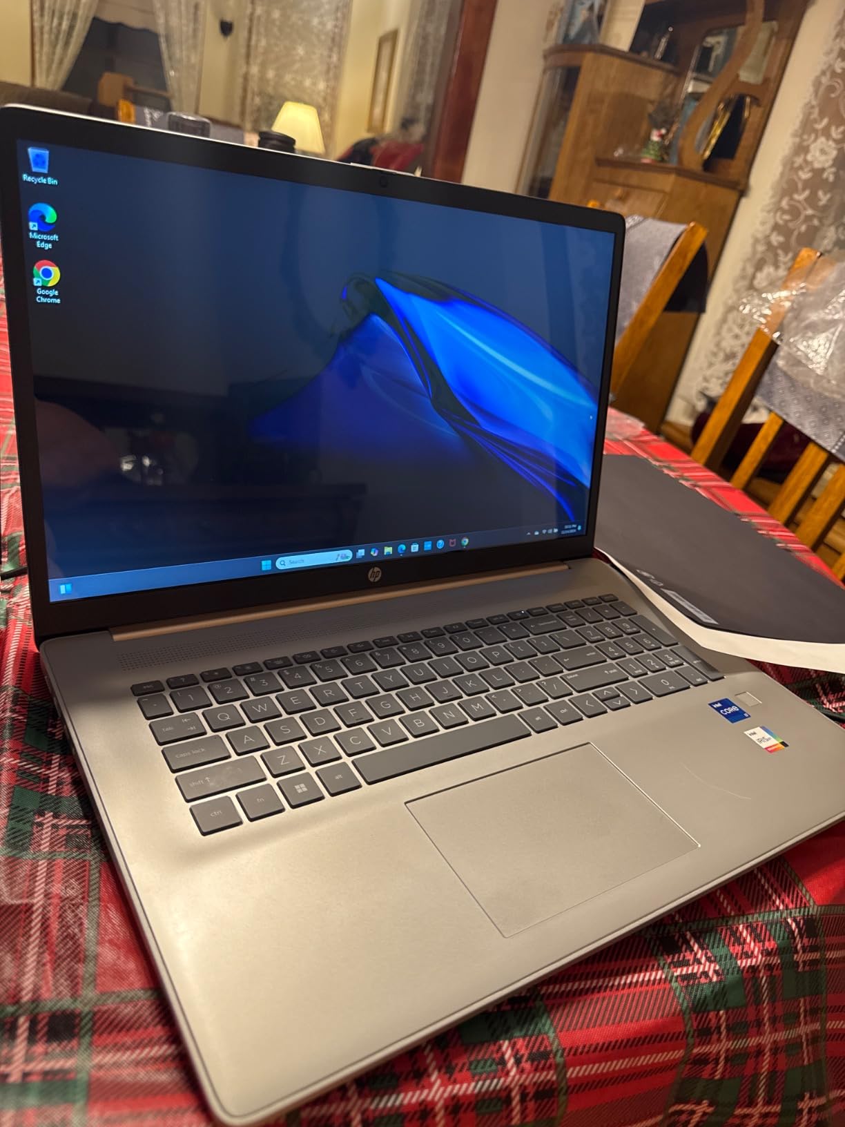 HP 17 Touchscreen Laptop PC, 17.3 Inch HD+ Touch Screen Business Laptop Computer, Intel Core i7, Windows 11 Pro, 64GB RAM 2TB SSD+512GB Docking Set,Lifetime Office,10 Key|Backlit|Fingerprint,Rose Gold Customer Review HP 17 Touchscreen Laptop PC, 17.3 Inch HD+ Touch Screen Business Laptop Computer, Intel Core i7, Windows 11 Pro, 64GB RAM 2TB SSD+512GB Docking Set,Lifetime Office,10 Key|Backlit|Fingerprint,Rose Gold - Customer Photo 1