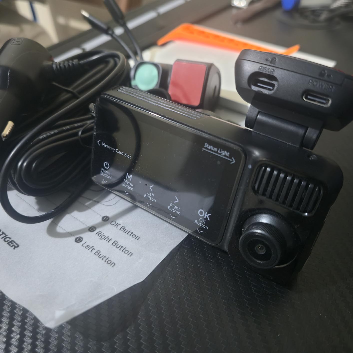 REDTIGER F17 Elite 4K 3 Channel Dash Cam, STARVIS 2 IMX678 & IMX675, 128GB Card, Full Night Color, 4K+2.5K+1080P Front and Rear Inside, Touch Screen, Voice Control, 5GHz WiFi 6, GPS, HDR, Parking Mode Customer Review REDTIGER F17 Elite 4K 3 Channel Dash Cam, STARVIS 2 IMX678 & IMX675, 128GB Card, Full Night Color, 4K+2.5K+1080P Front and Rear Inside, Touch Screen, Voice Control, 5GHz WiFi 6, GPS, HDR, Parking Mode - Customer Photo 2