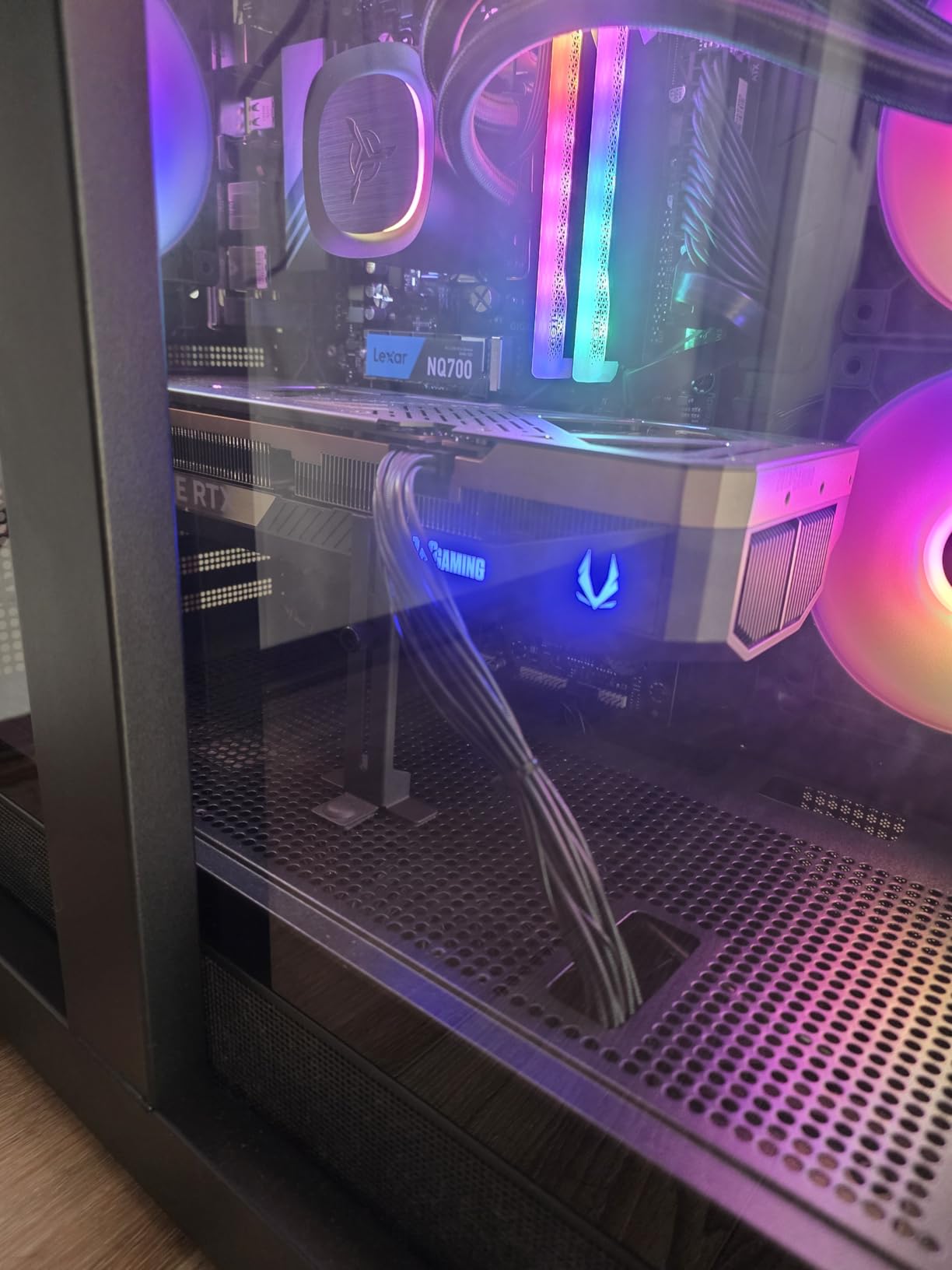 Skytech Gaming Azure 3 Desktop PC, Ryzen 7 9800X3D 4.7 GHz (5.2 GHz), NVIDIA RTX 5080 16GB, 2TB NVMe SSD, 32GB DDR5 RAM 6000 RGB, 850W Gold ATX 3 PSU, 360mm ARGB AIO, Wi-Fi, Win 11 Customer Review Skytech Gaming Azure 3 Desktop PC, Ryzen 7 9800X3D 4.7 GHz (5.2 GHz), NVIDIA RTX 5080 16GB, 2TB NVMe SSD, 32GB DDR5 RAM 6000 RGB, 850W Gold ATX 3 PSU, 360mm ARGB AIO, Wi-Fi, Win 11 - Customer Photo 1