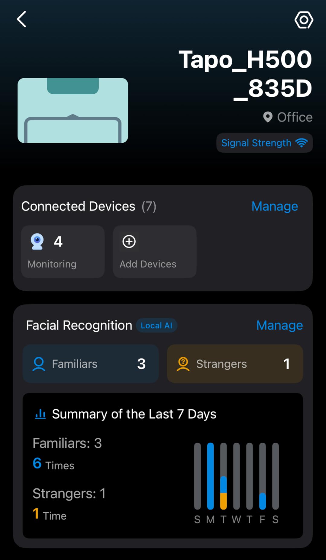 Tapo Smart Home Central Hub for Smart Devices – Connect up to 16 Our Cameras & 64 Sub-G Sensors, Built-in 16GB Storage + 2.5'' SATA Expandable Storage Option, Improves Camera AI Accuracy – Tapo H500 - Customer Photo 1