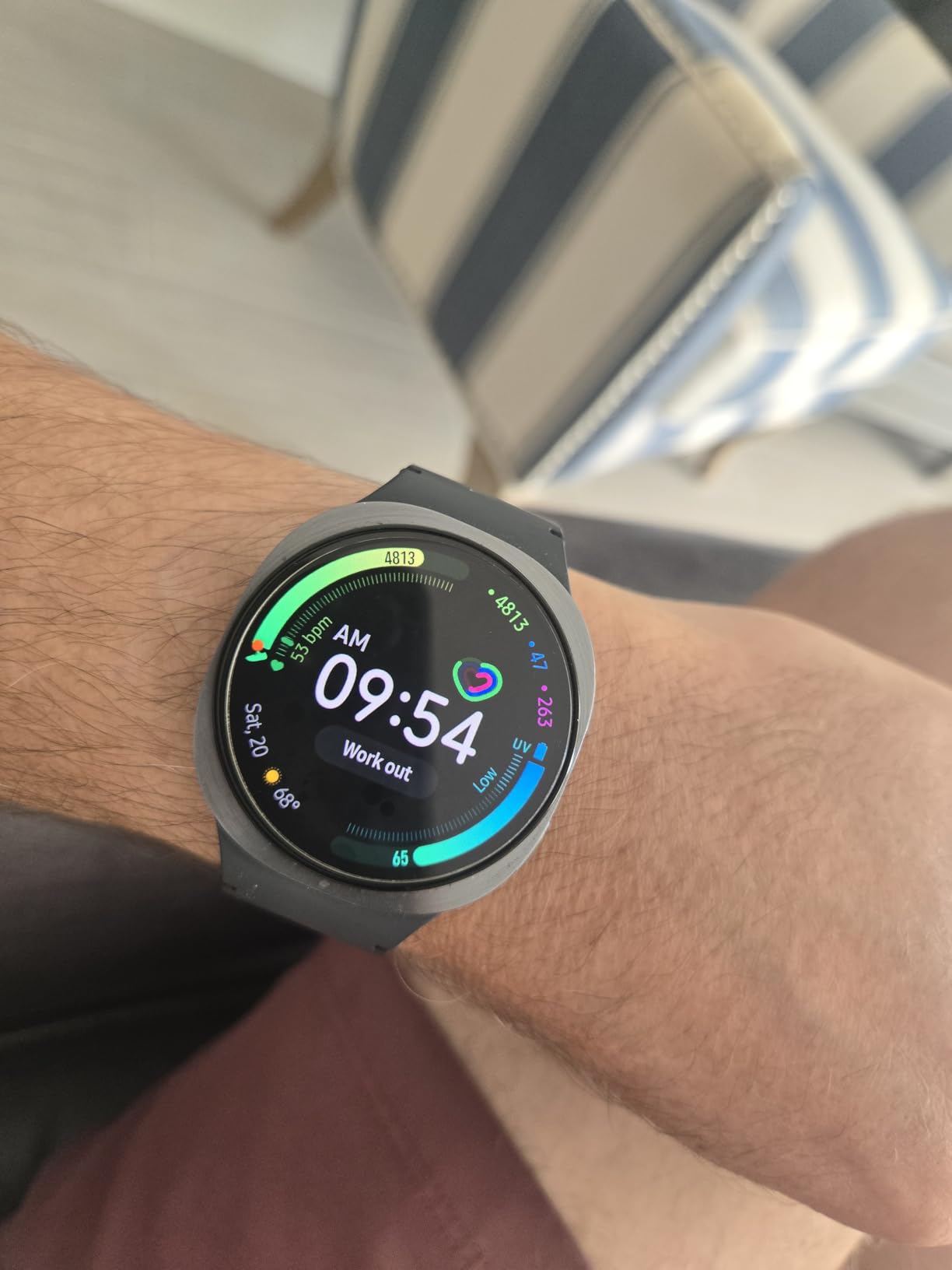 Samsung Galaxy Watch 8 (2025) 40mm Bluetooth Smartwatch, Cushion Design, Fitness Tracker, Sleep Coaching, Running Coach, Energy Score, Heart Rate Tracking, Silver [US Version, 2 Yr Warranty] - Customer Photo 4