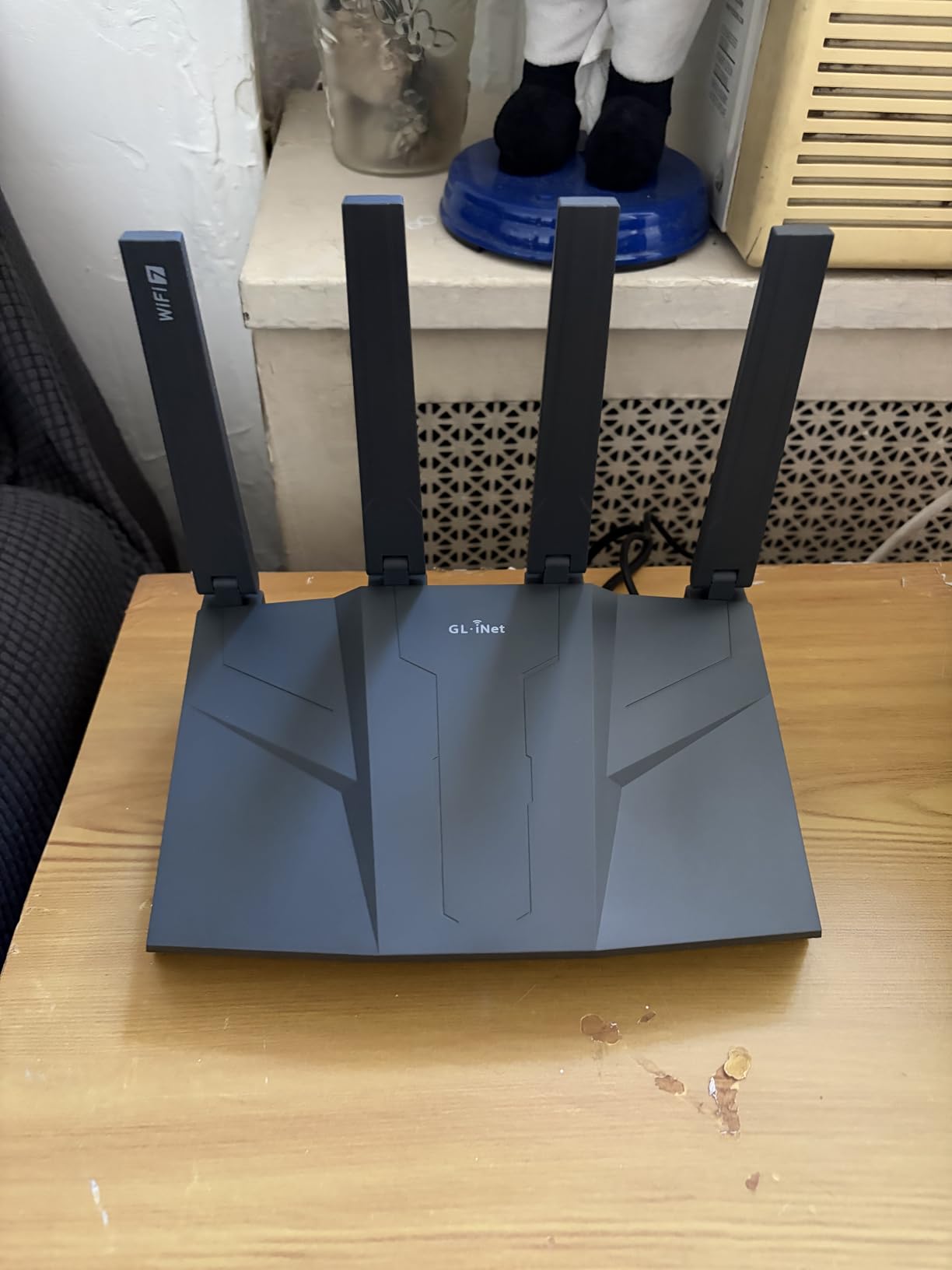 GL.iNet GL-BE9300 (Flint 3) Tri-Band WiFi 7 Router, High-Speed 6GHz Gaming WiFi Router for Wireless Internet, Long Range, 5 x 2.5G VPN Routers customer photo 1