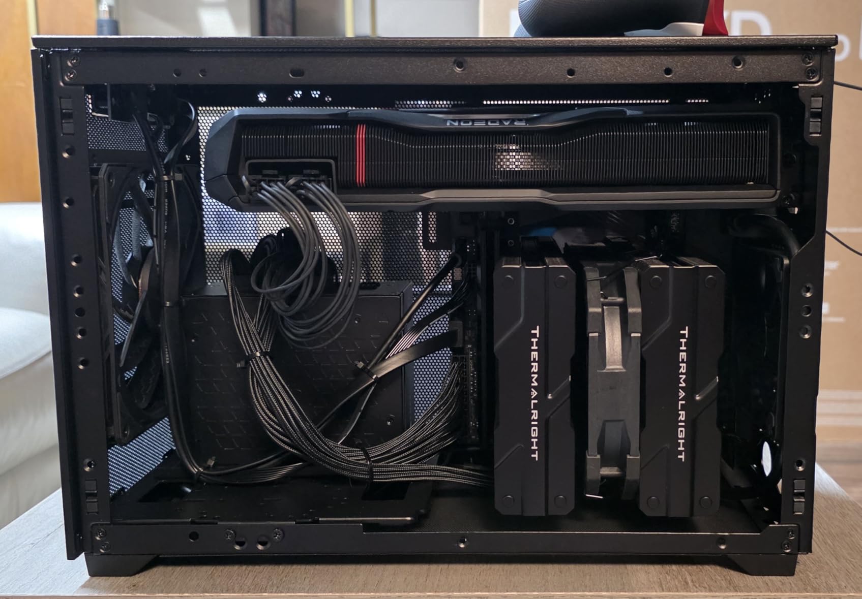 SSUPD Meshroom D Mini-ITX SFF Gaming PC Case 15L Mesh Panels, Compatible RX9070/5090, 240/280mm AIO Customer Review SSUPD Meshroom D Mini-ITX SFF Gaming PC Case 15L Mesh Panels, Compatible RX9070/5090, 240/280mm AIO - Customer Photo 3