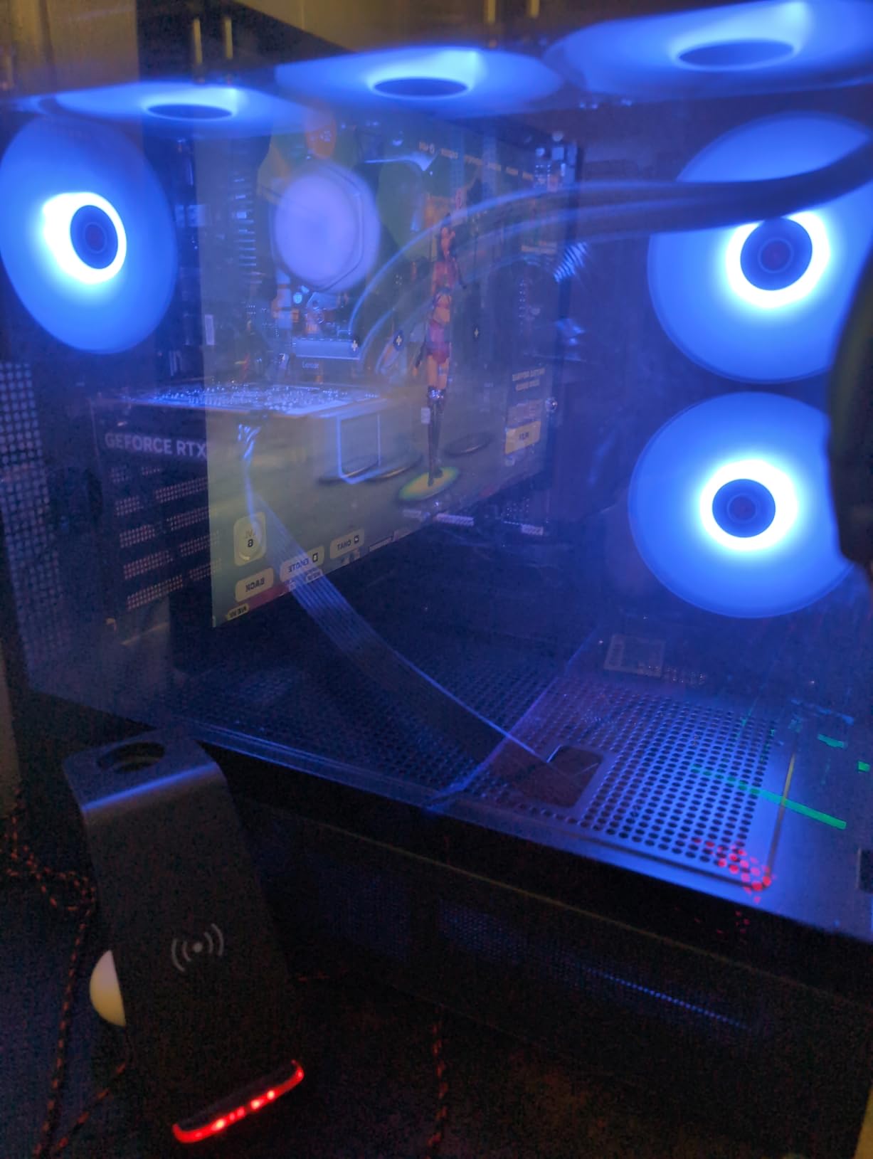 Skytech Gaming Azure 3 Gaming PC, AMD Ryzen 7 9700X 3.8GHz, NVIDIA RTX 5060, 1TB NVMe SSD, 16GB DDR5 RAM 6000, 850W Gold ATX 3 PSU, 360 ARGB AIO, Wi-Fi, Win 11, Desktop - Customer Photo 1