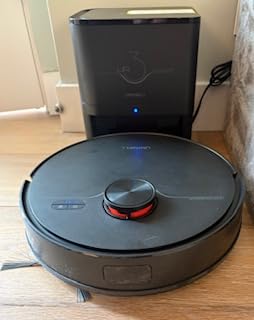 Robot Vacuum and Mop Combo,Lidar Navigation Robotic Vacuum Cleaner with 3.5L Self Emptying Station,5000Pa Vacuum Robot,180mins Runtime,No-Go&No-Mop Zones,App/Alexa/Remote Control,UR3 - Customer Photo 1