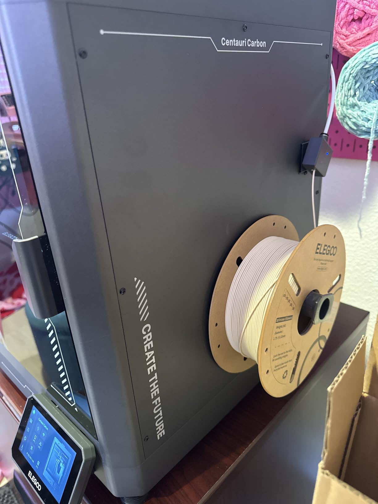ELEGOO Centauri Carbon 3D Printer, CoreXY 500mm/s High Speed Printing with Auto Calibration, 320C Nozzle and Built-in Camera, Ready to Print Out of The Box, 256x256x256mm Printing Size customer photo 1