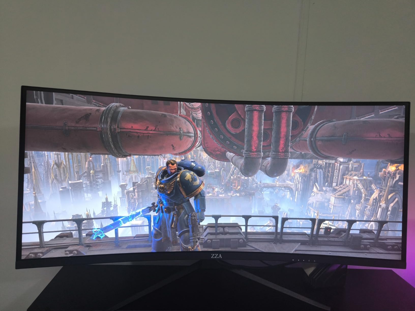 ZZA 32 Inch Computer Monitor, 4K Monitor 60HZ UHD(3840 * 2160P) 3000R IPS Screen with Ultra-Thin Bezels,HDR10,HDMI/DP Ports, Tilt Adjustable, Eyecare, Ideal for Business, Office, and Casual Gaming - Customer Photo 4