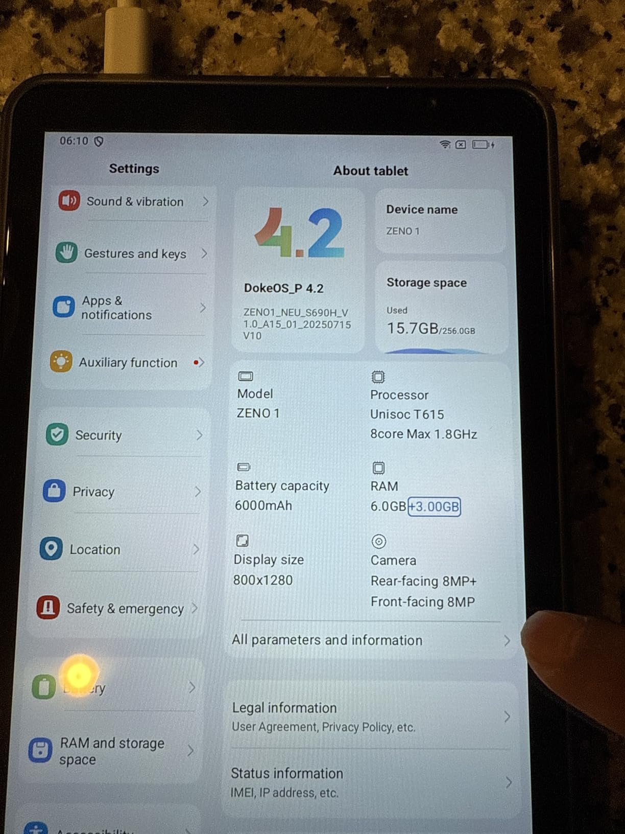 Blackview ZENO 1 8 Inch Tablet Android 15 Mini Tablet with Gemini AI, Small Gaming Tablets, 5G WiFi,18(6+12) GB+256GB/2TB TF, 90Hz, Widevine L1, GPS, Detachable Stand customer photo 1