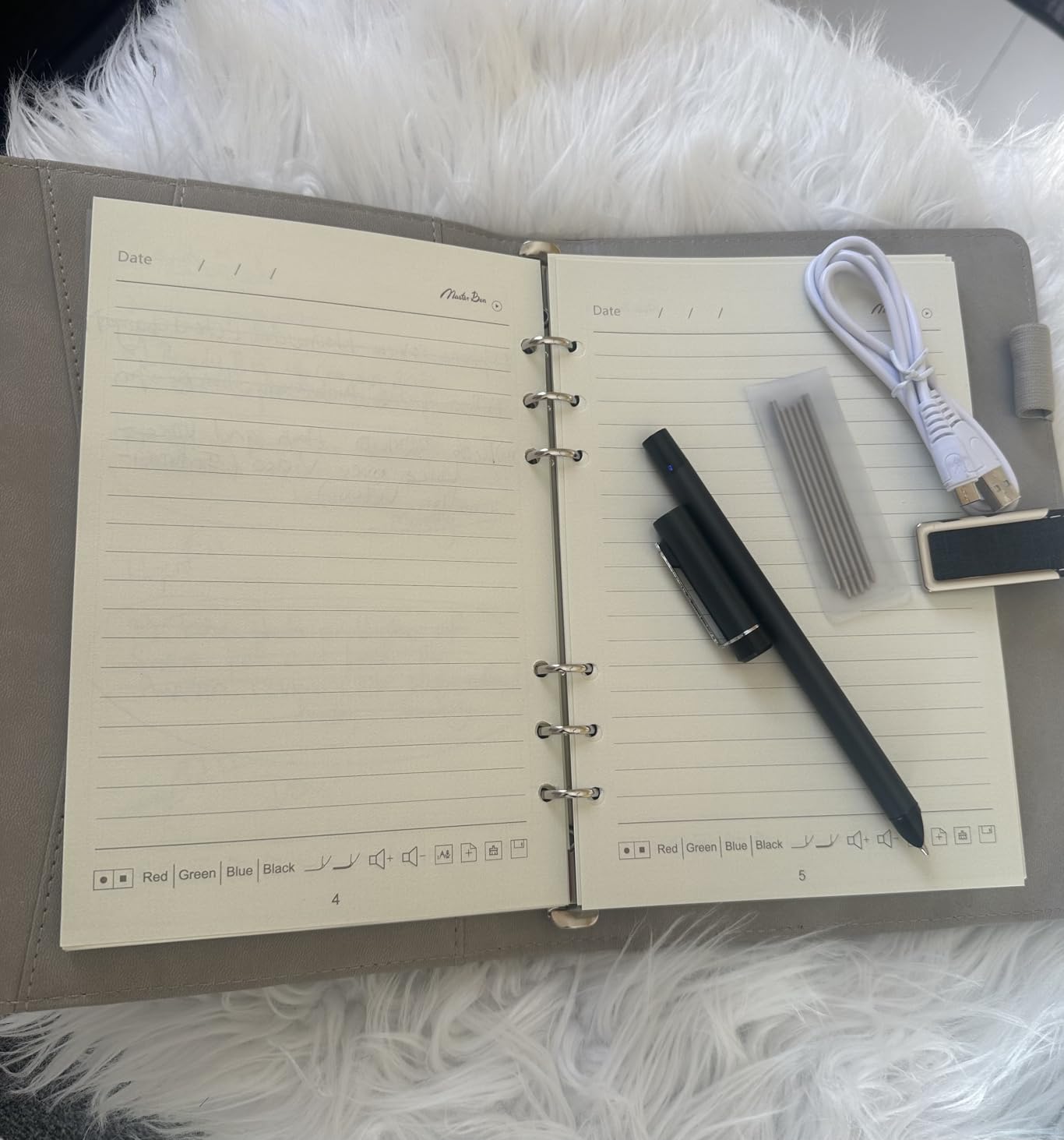 Smart Sync Pen for Note Taking, Digital Notebook with Pen, Enables Synchronized Handwriting, Ocr to Text, Offline Storage, Audio Recording and Note Sharing, Compatible with Ios and Android - Customer Photo 1