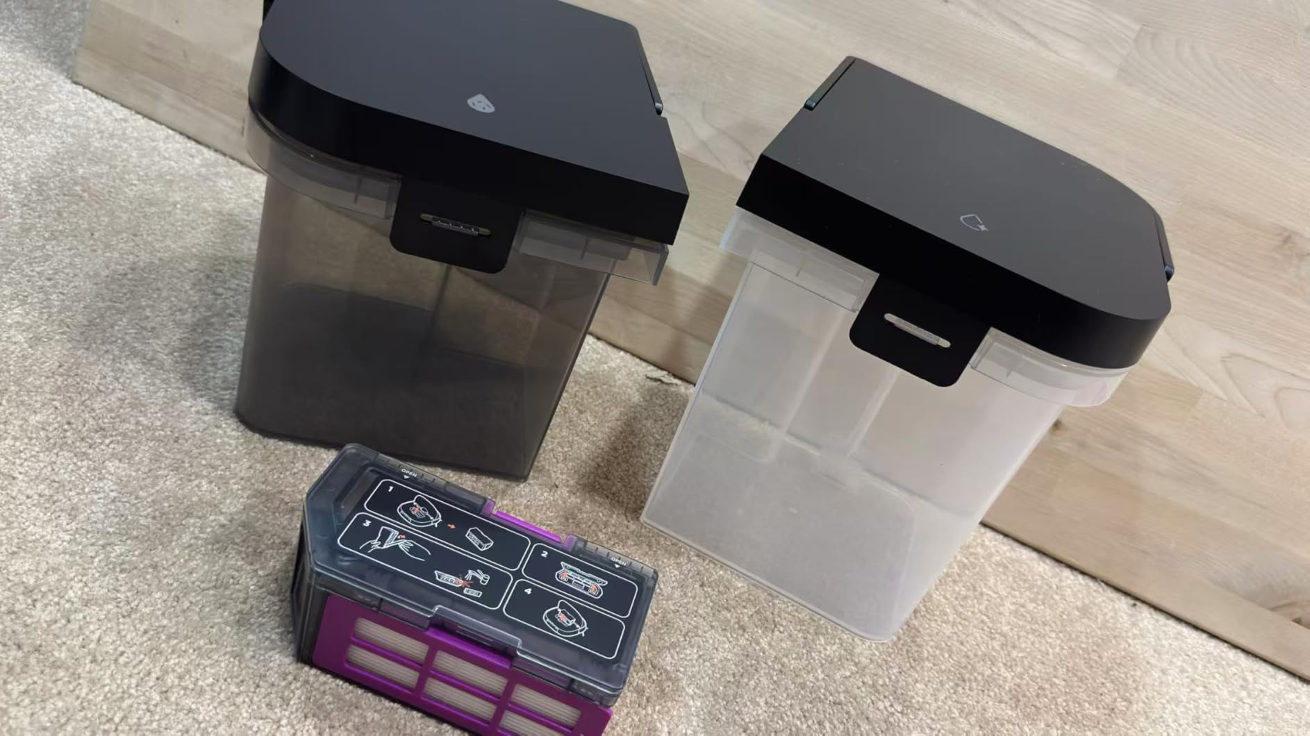 Eureka J15 Evo Ultra Self-Emptying Robot Vacuum Combo, 22,000 Pa Suction Auto Mop Lifting 131°F Hot Air Dry Scrub Extend Robotic Vacuum Cleaner Customer Review Eureka J15 Evo Ultra Self-Emptying Robot Vacuum Combo, 22,000 Pa Suction Auto Mop Lifting 131°F Hot Air Dry Scrub Extend Robotic Vacuum Cleaner - Customer Photo 1