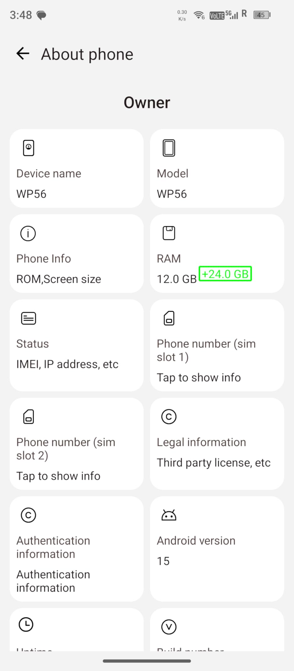 OUKITEL WP56 5G Rugged Smartphone Unlocked - 36GB+512GB/2TB Android 15 Rugged Phone,16000mAh Battery, 1000-Lumen Camping Light, 6.8