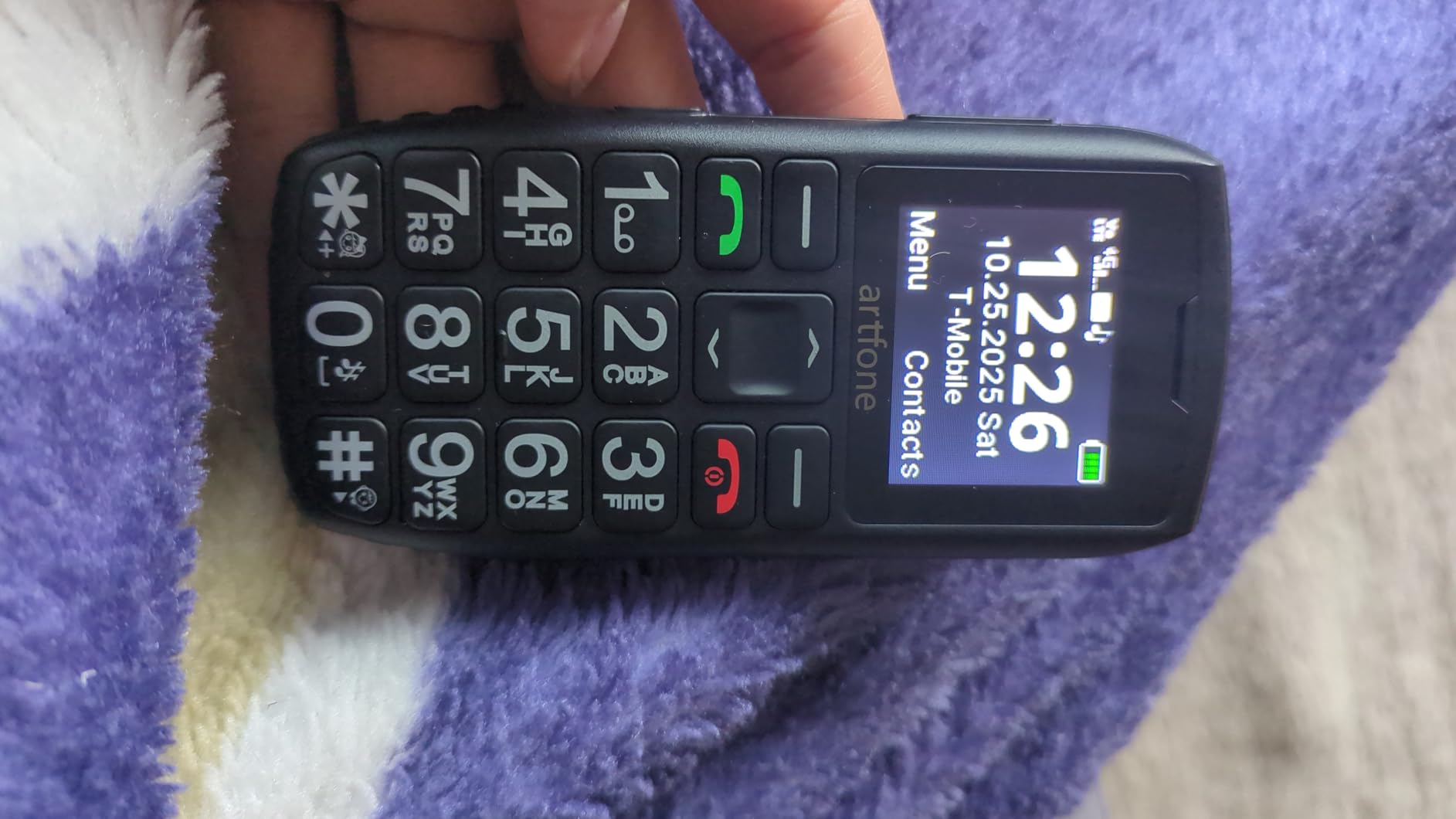 C1+4G Pro Black - Big Buttons Cell Phone for Seniors丨Basic Phone with SOS Button丨Charging Station丨1800mAh丨Loud Speaker丨Talking Clock丨Speed Dial丨Hands-free丨Large Font丨Unlocked Phones丨FM Radio - Customer Photo 1