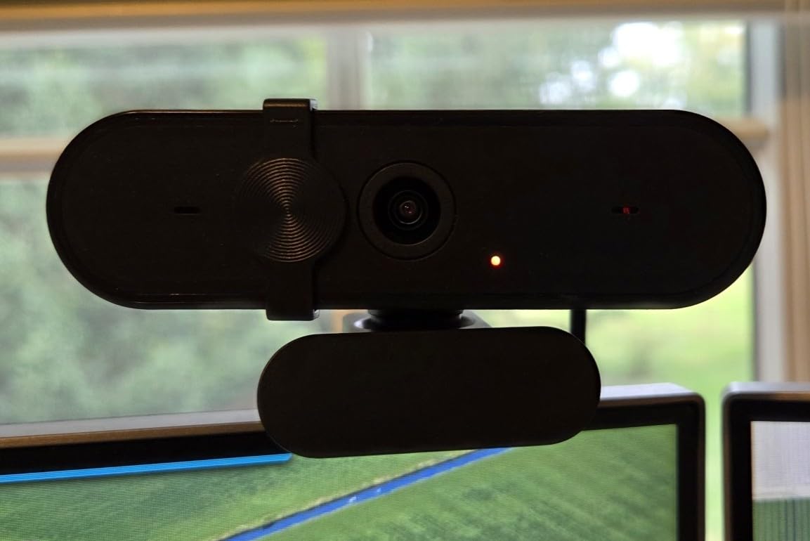 1080P Webcam Computer Camera with Microphone & Wide View - Auto Light Correction Webcam for PC, Mac, Laptop, Desktop - Built-in Privacy Cover Plug & Play USB for Zoom/Skype/Streaming Customer Review 1080P Webcam Computer Camera with Microphone & Wide View - Auto Light Correction Webcam for PC, Mac, Laptop, Desktop - Built-in Privacy Cover Plug & Play USB for Zoom/Skype/Streaming - Customer Photo 1